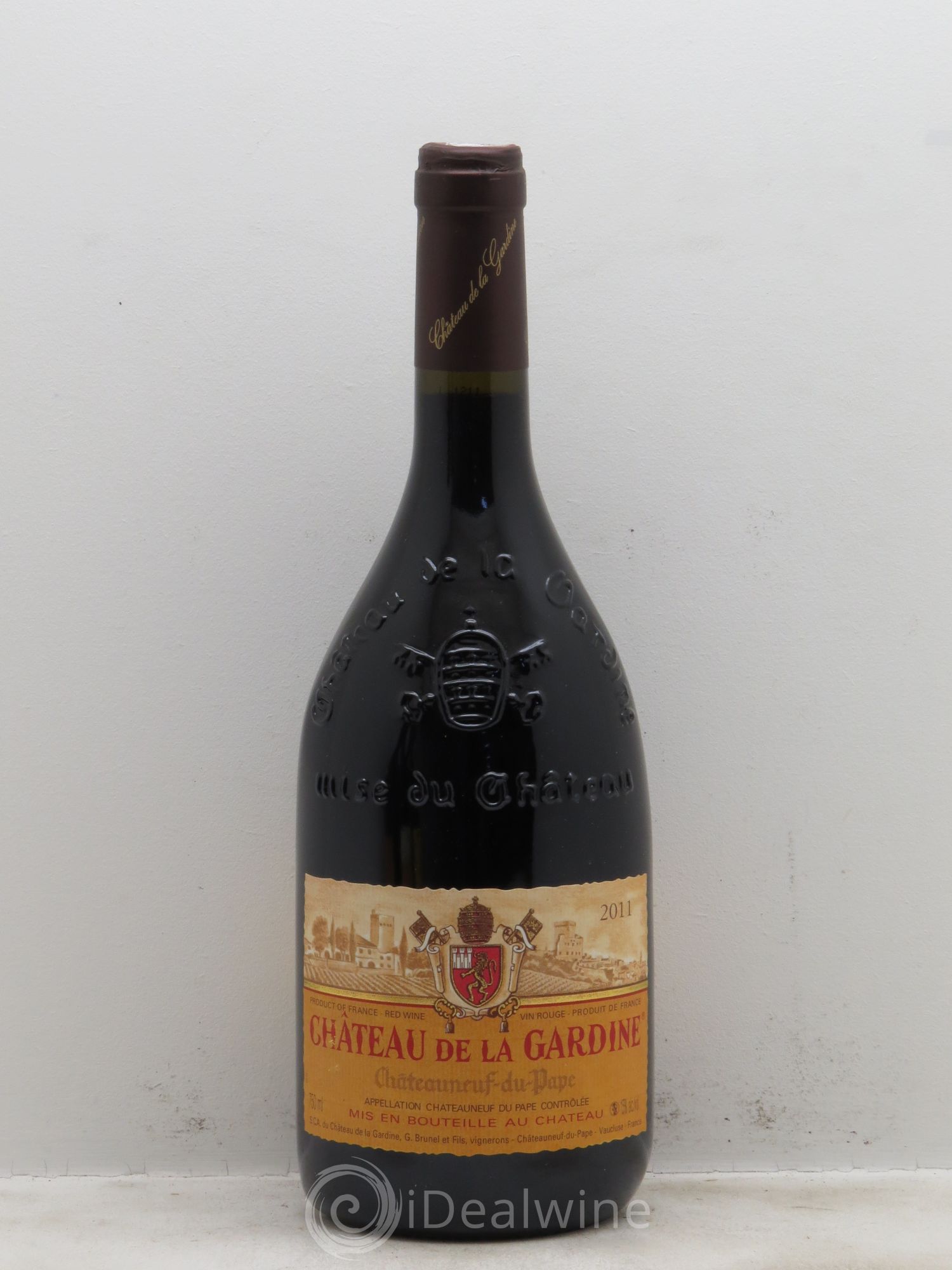 Châteauneuf-du-Pape Château de La Gardine Famille Brunel 2011 - Lot de 1 bouteille - 0