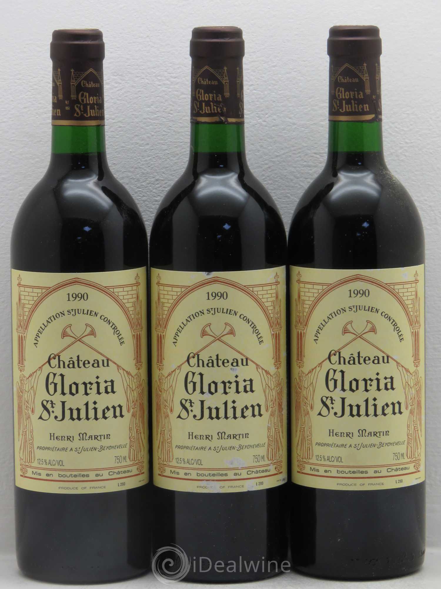 Château Gloria 1990 - Lot de 12 bouteilles - 1