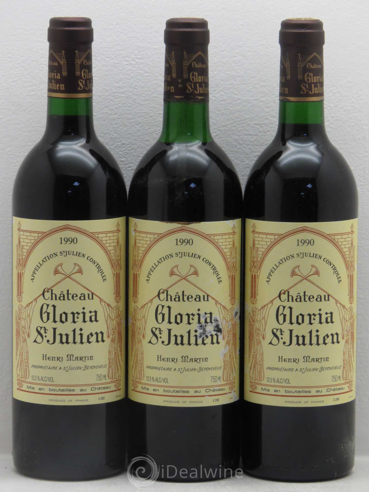 Château Gloria 1990 - Lot de 12 bouteilles - 2
