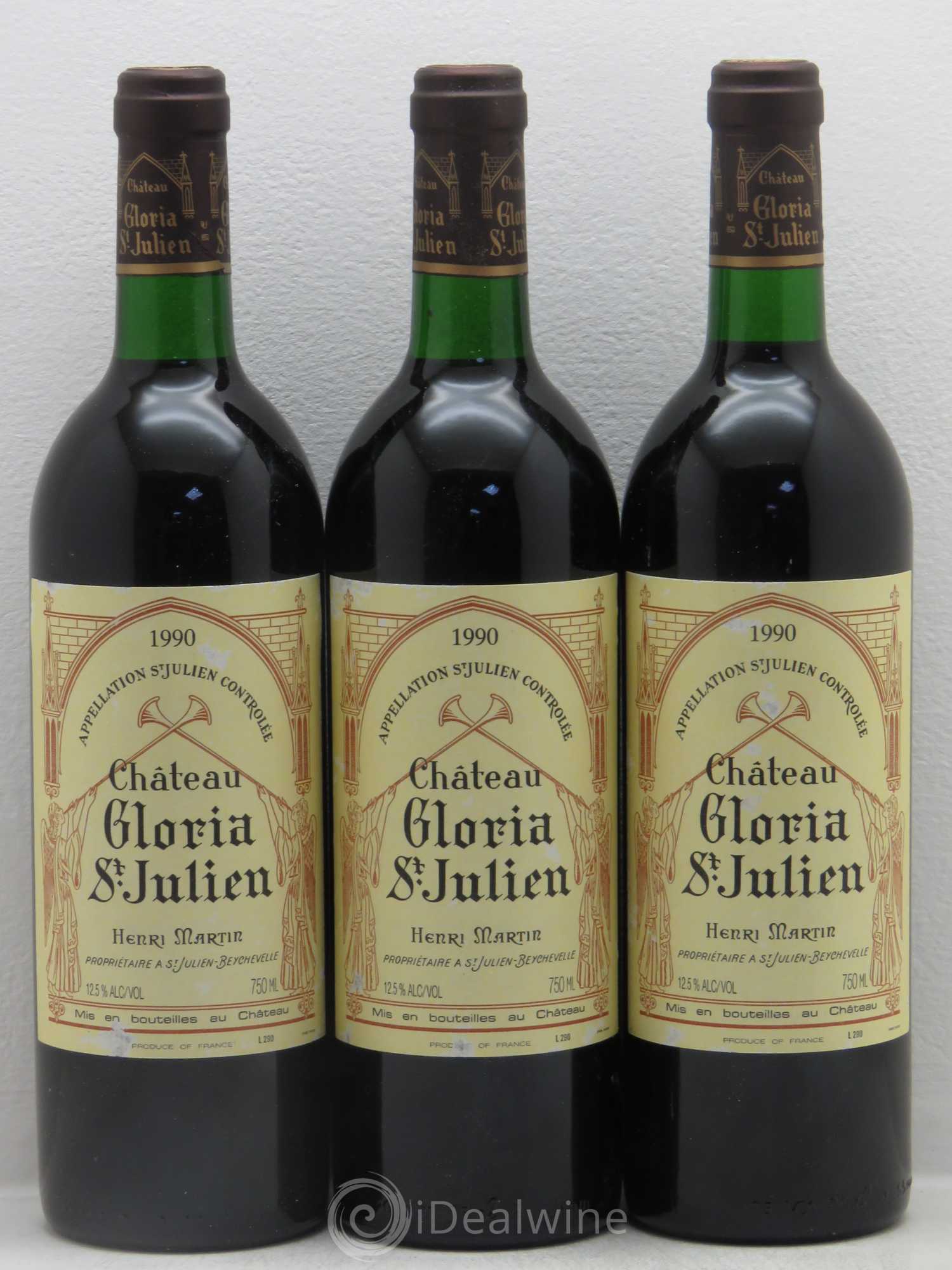 Château Gloria 1990 - Lot de 12 bouteilles - 3