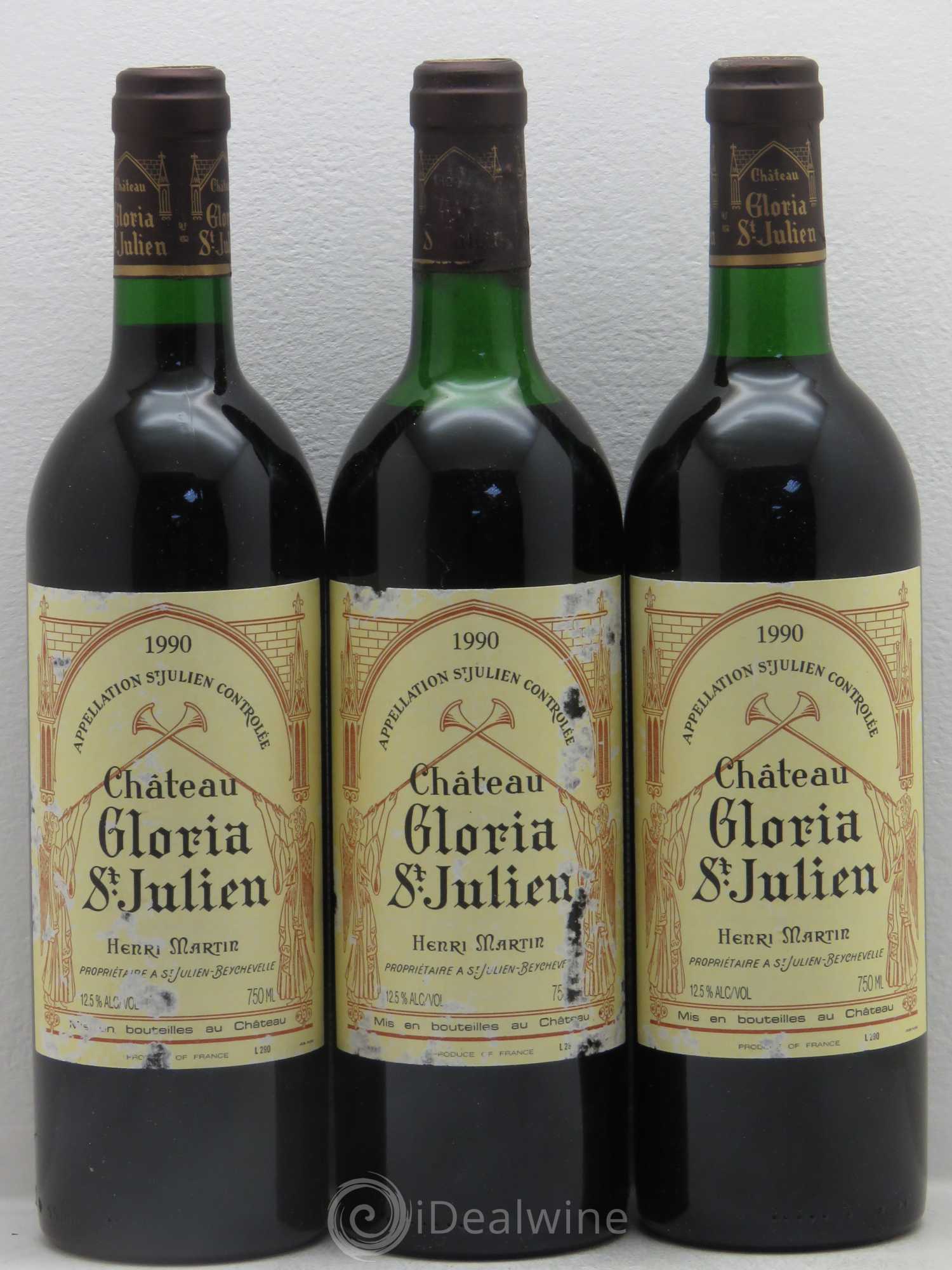 Château Gloria 1990 - Lot de 12 bouteilles - 4