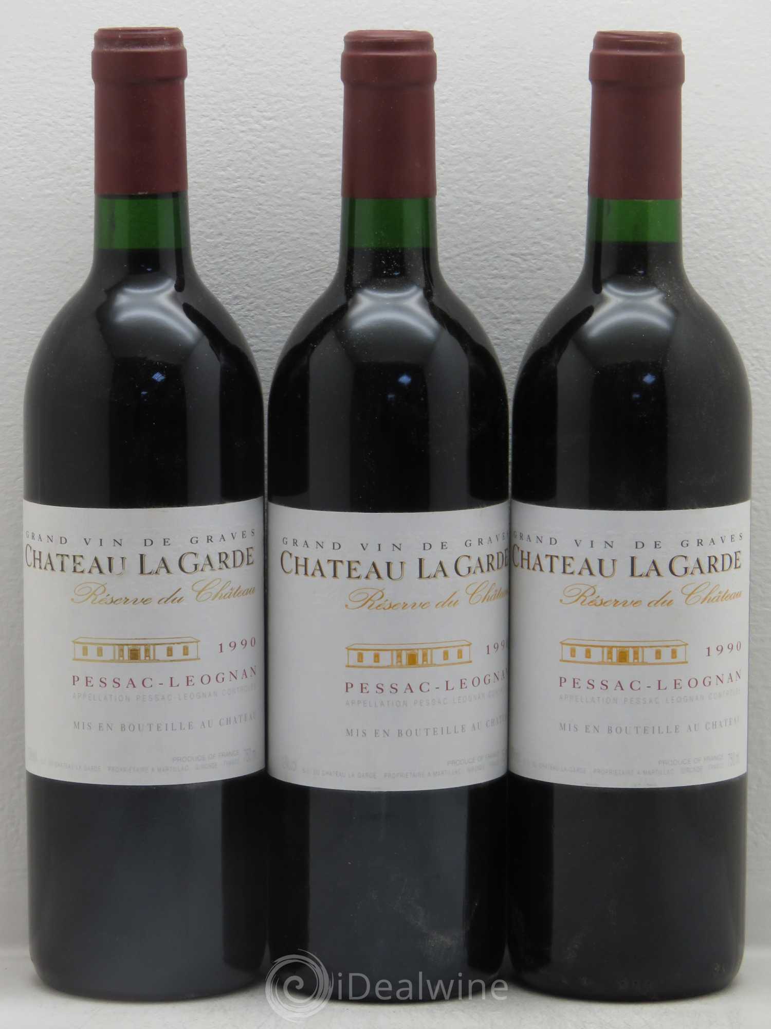 Château la Garde 1990 - Lot de 12 bouteilles - 2