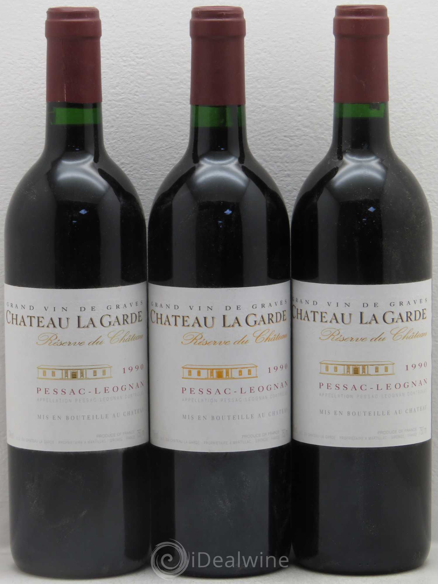 Château la Garde 1990 - Lot de 12 bouteilles - 3