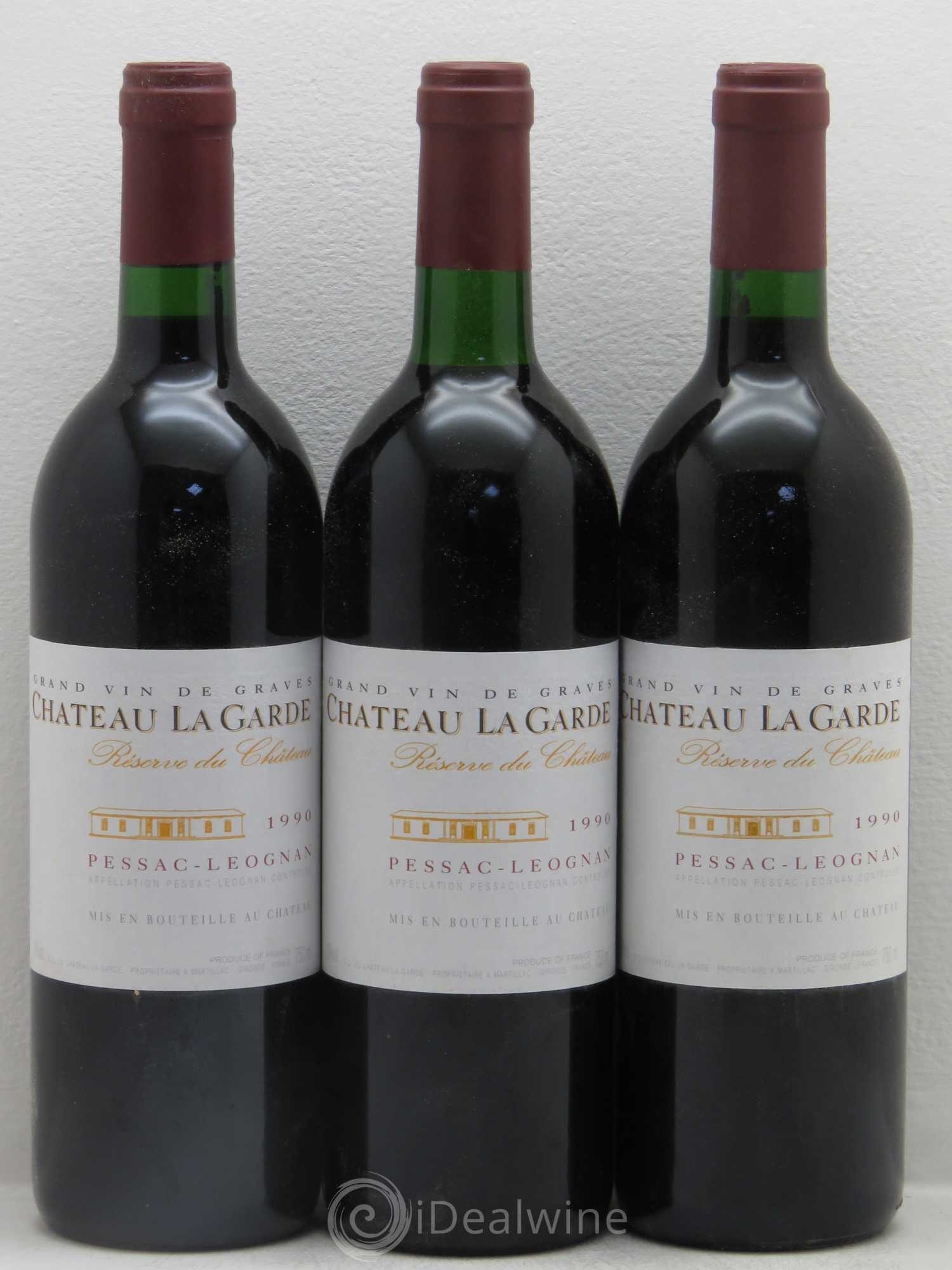 Château la Garde 1990 - Lot de 12 bouteilles - 4