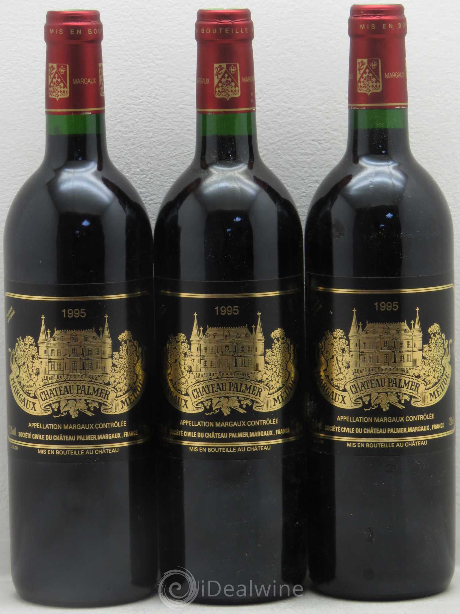 Château Palmer 3ème Grand Cru Classé 1995 - Lot de 12 bouteilles - 1