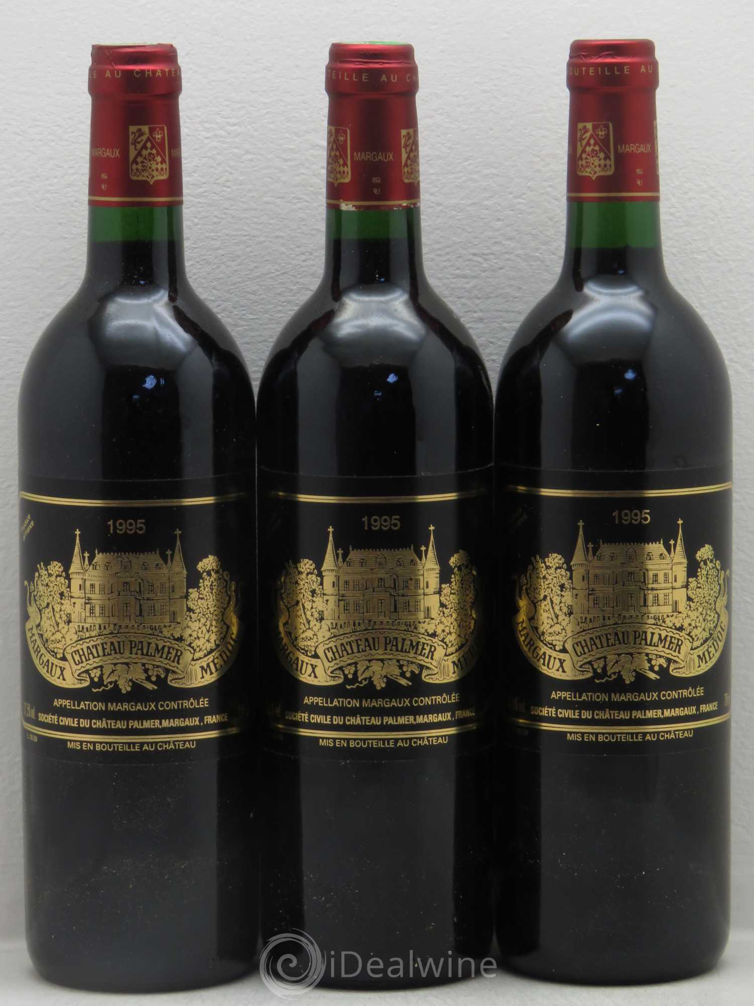 Château Palmer 3ème Grand Cru Classé 1995 - Lot de 12 bouteilles - 3