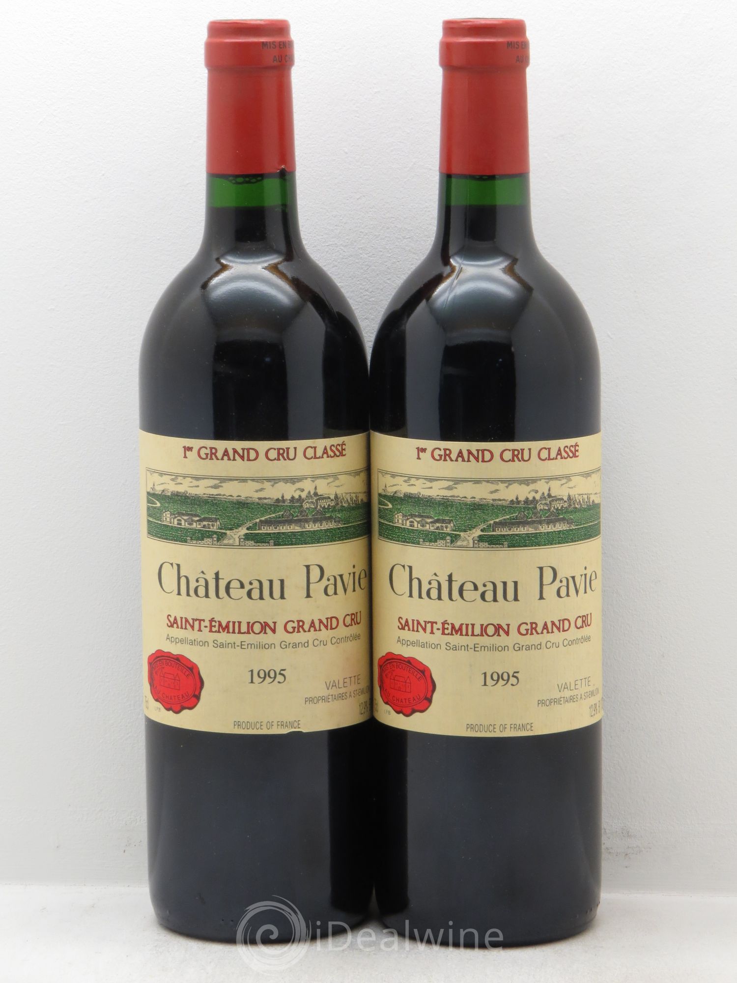 Château Pavie 1er Grand Cru Classé A 1995 - Lot de 2 bouteilles - 0