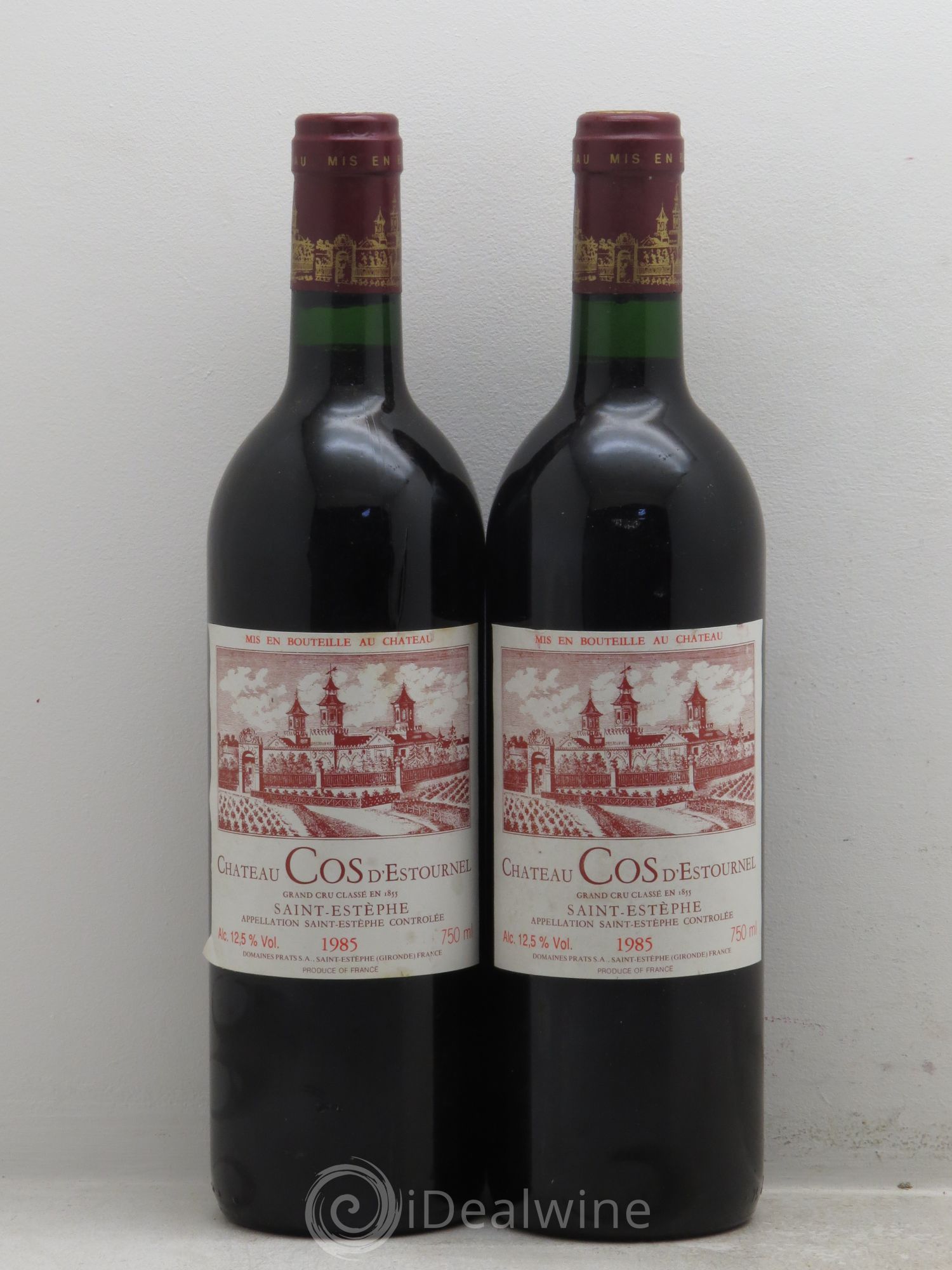 Cos d'Estournel 2ème Grand Cru Classé 1985 - Lot de 2 bouteilles - 0