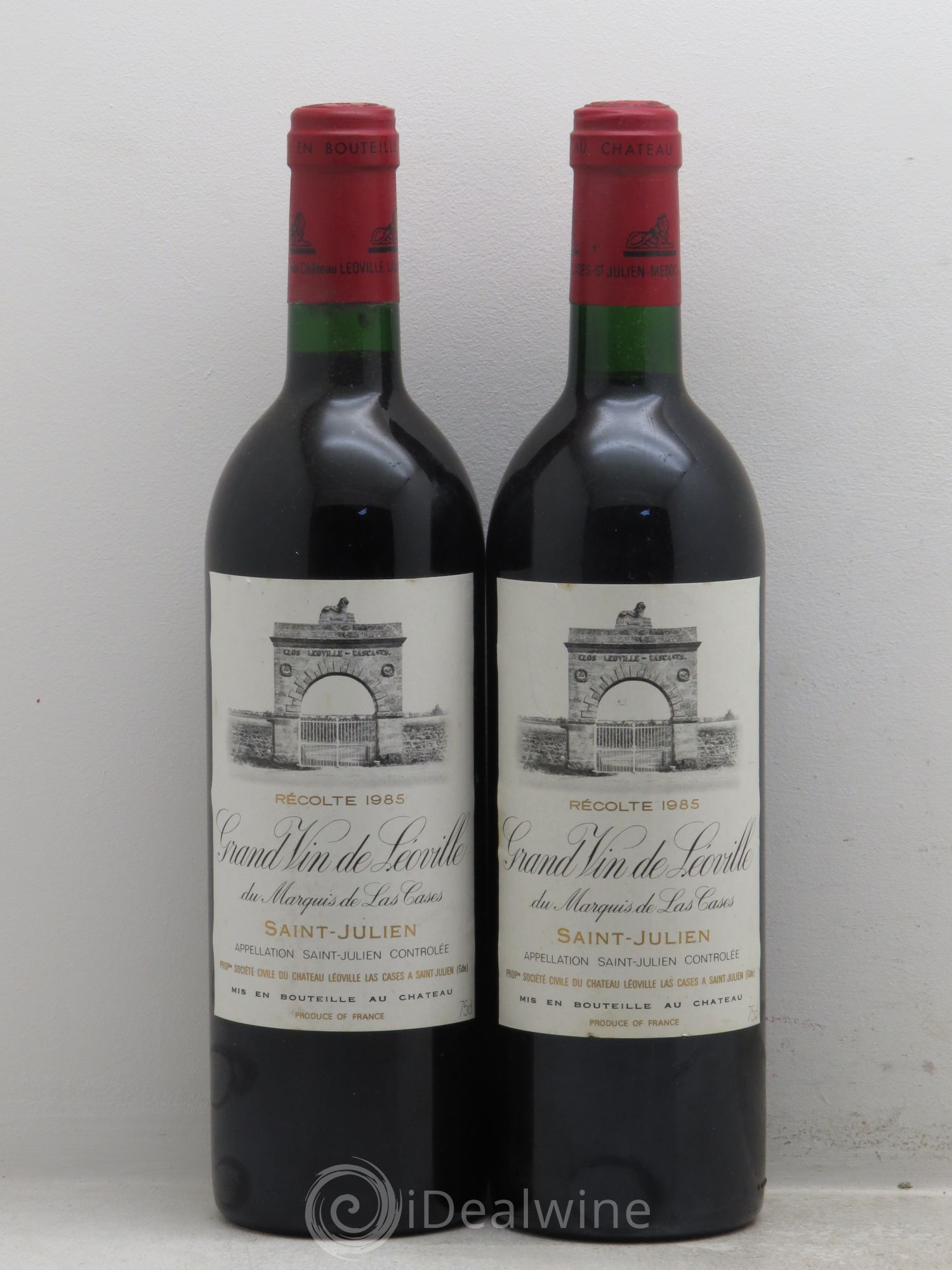 Château Léoville Las Cases 2ème Grand Cru Classé 1985 - Lot de 2 bouteilles - 0