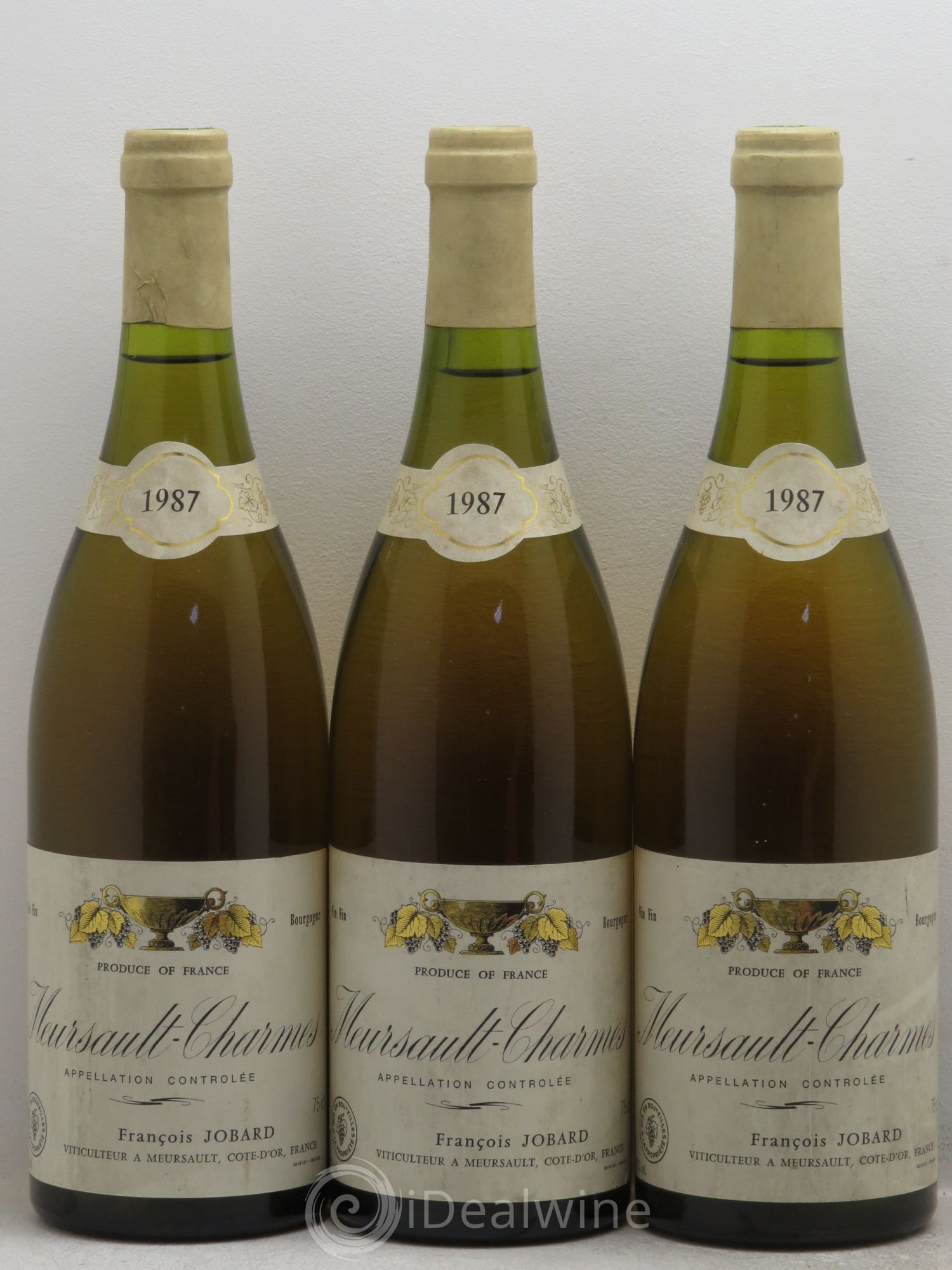 Meursault 1er Cru 1987 - Lot de 3 bouteilles - 0