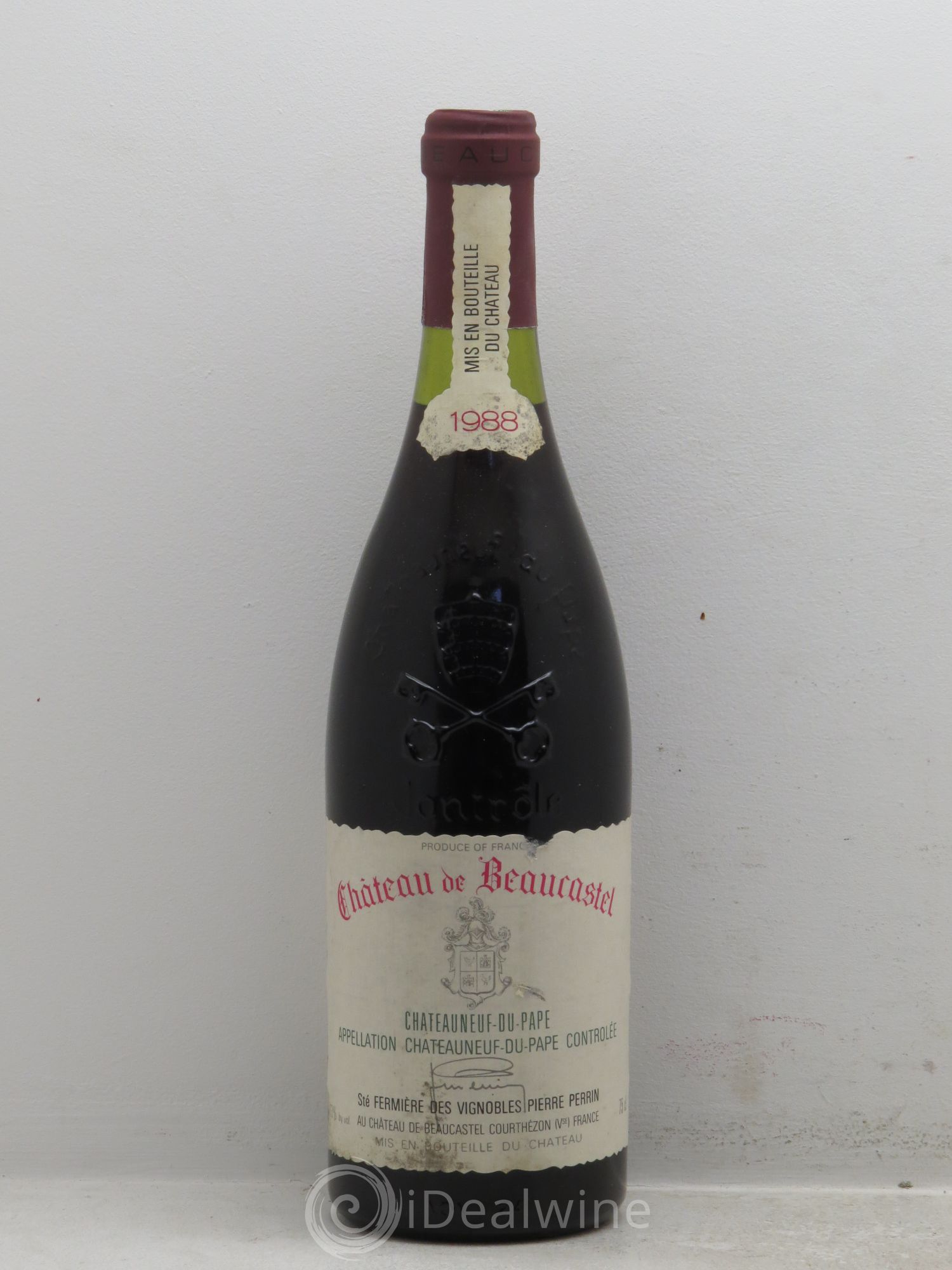 Châteauneuf-du-Pape Château de Beaucastel Famille Perrin 1988 - Lot de 1 bouteille - 0