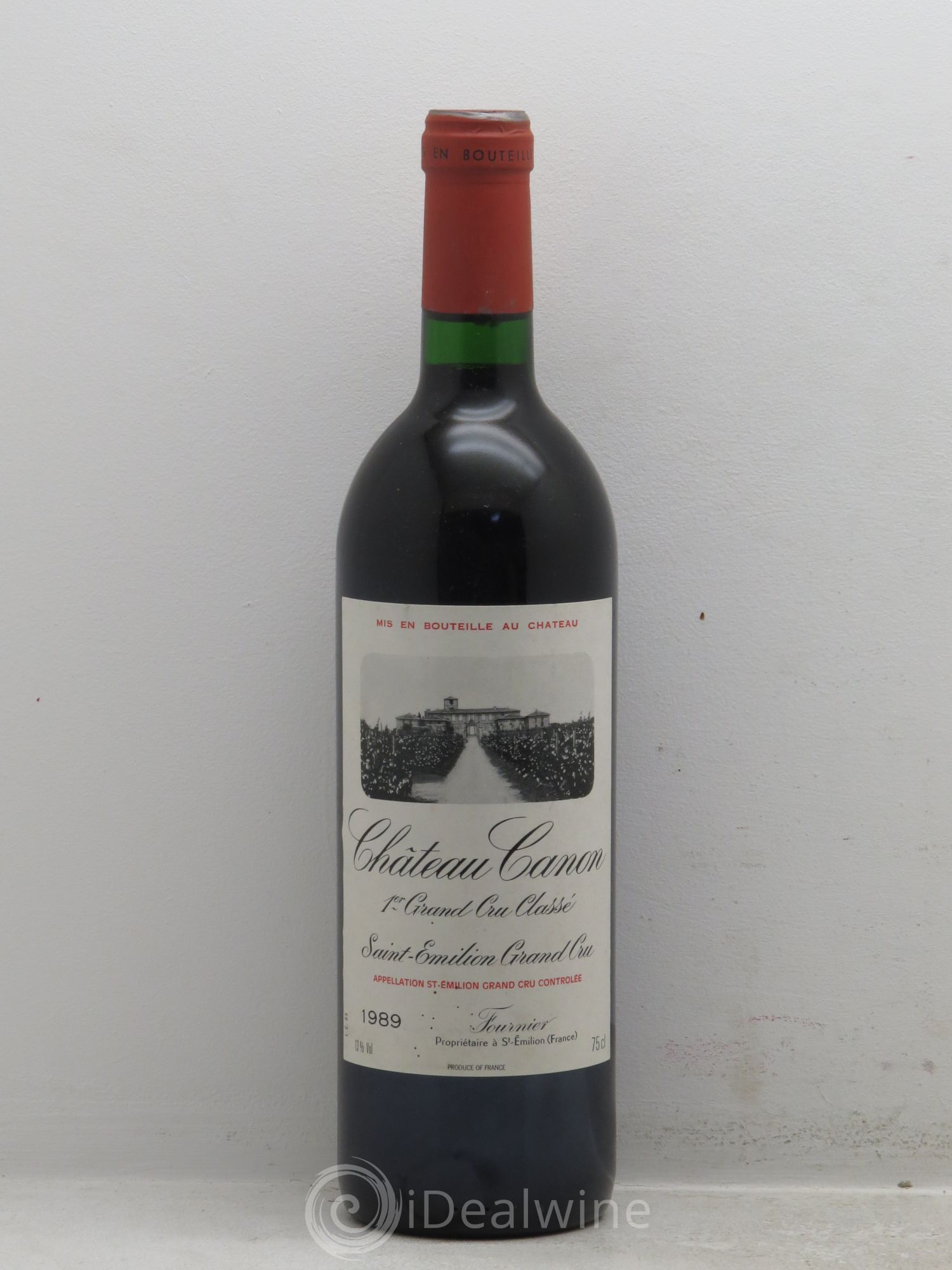 Château Canon 1er Grand Cru Classé B 1989 - Lot de 1 bouteille - 0