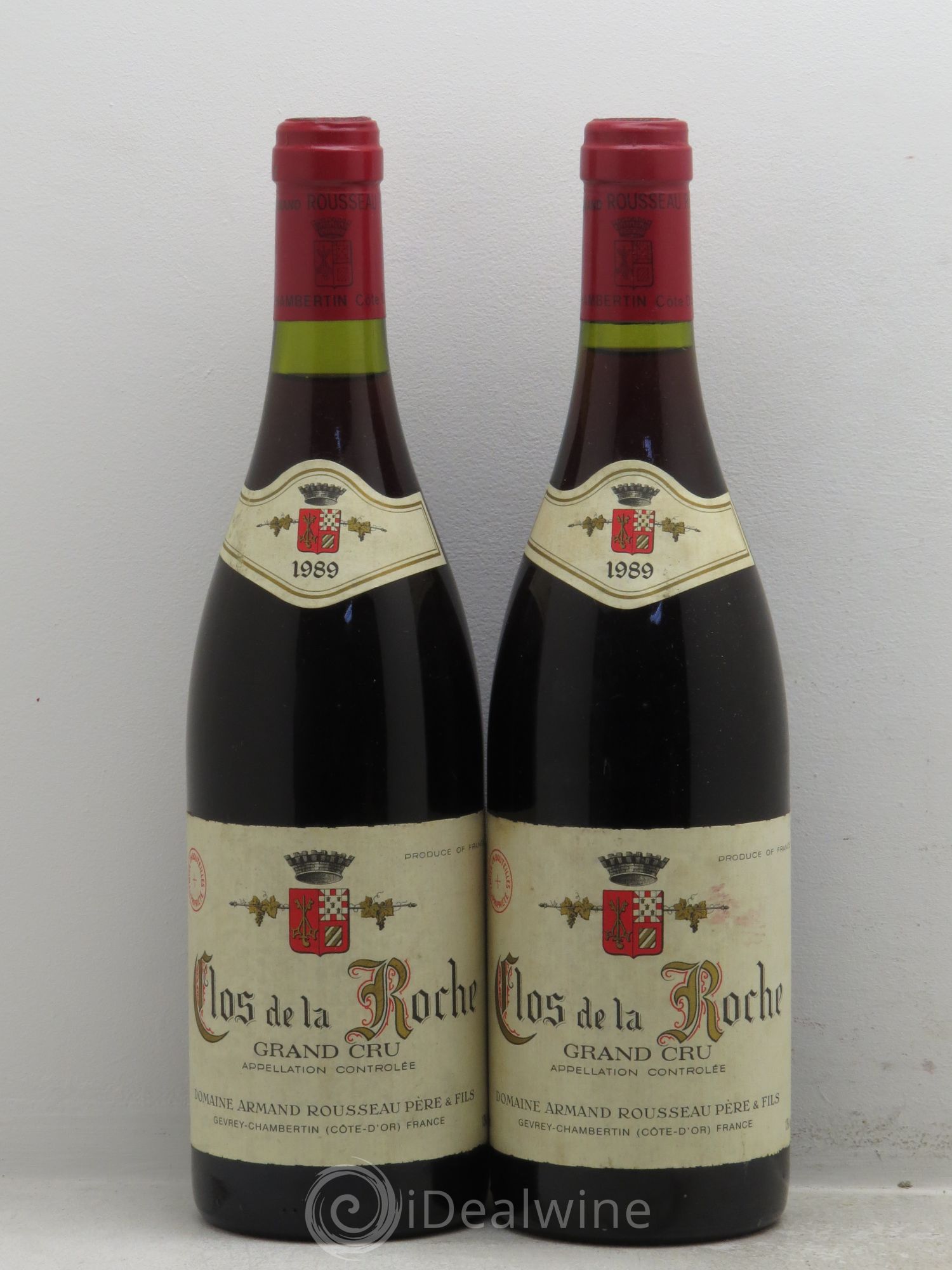 Clos de la Roche Grand Cru Armand Rousseau (Domaine) 1989 - Lot de 2 bouteilles - 0