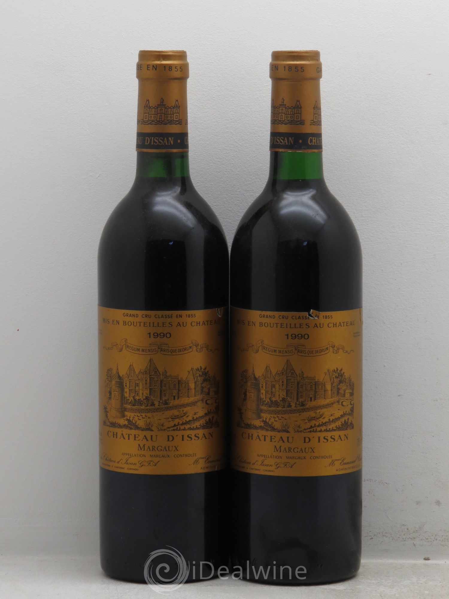 Château d'Issan 3ème Grand Cru Classé 1990 - Lot de 2 bouteilles - 0
