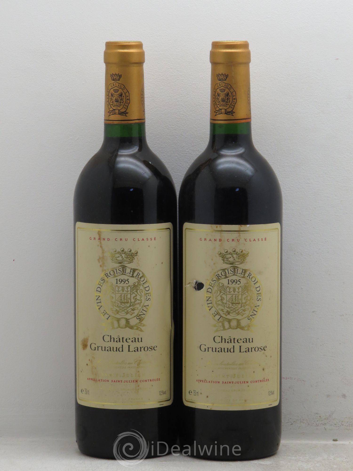 Château Gruaud Larose 2ème Grand Cru Classé 1995 - Lot de 2 bouteilles - 0