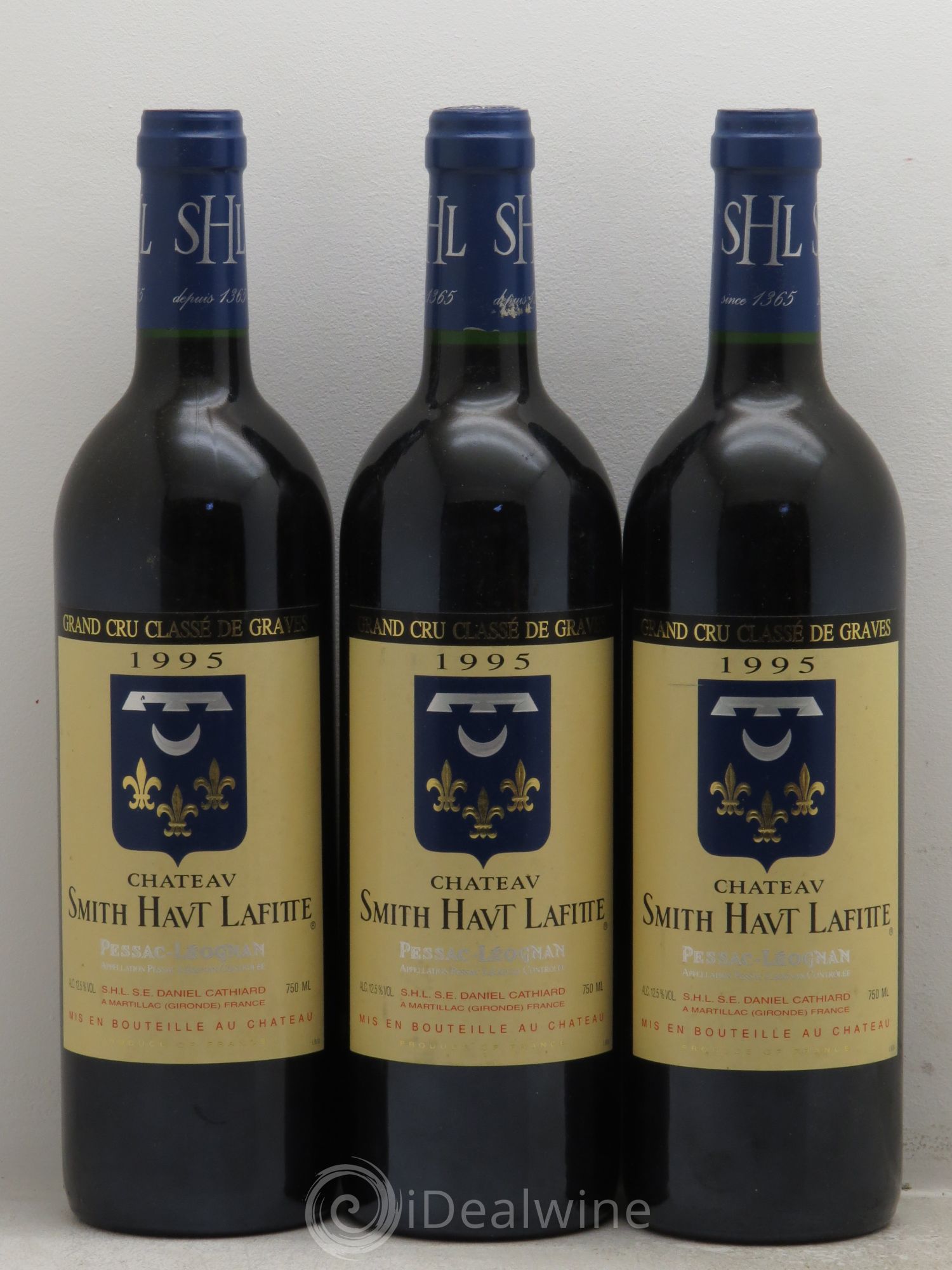Château Smith Haut Lafitte Cru Classé de Graves 1995 - Lot de 3 bouteilles - 0