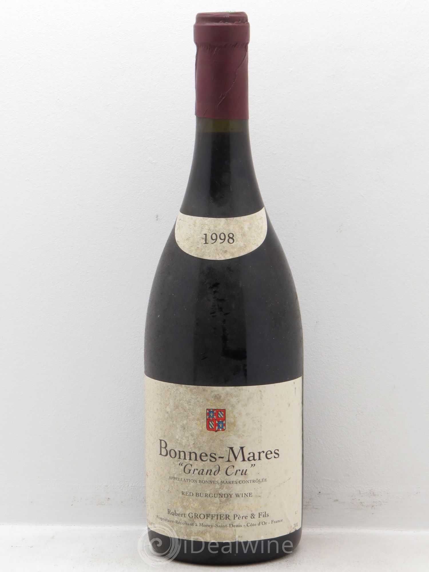 Bonnes-Mares Grand Cru Robert Groffier Père & Fils (Domaine) 1998 - Lot de 1 bouteille - 0