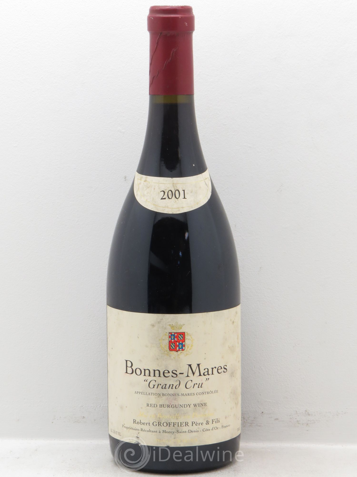 Bonnes-Mares Grand Cru Robert Groffier Père & Fils (Domaine) 2001 - Lot de 1 bouteille - 0