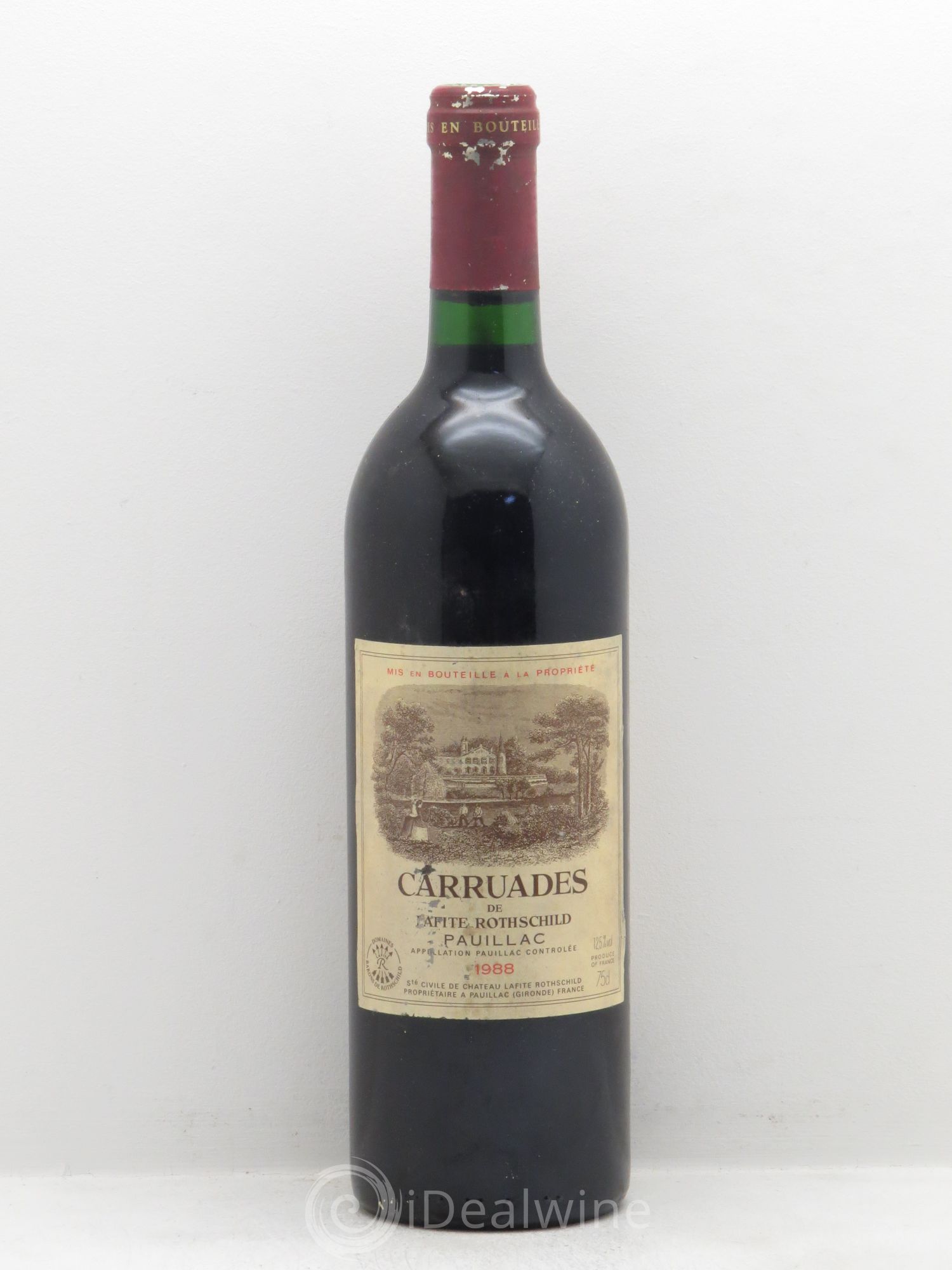 Carruades de Lafite Rothschild Second Vin 1988 - Lot de 1 bouteille - 0