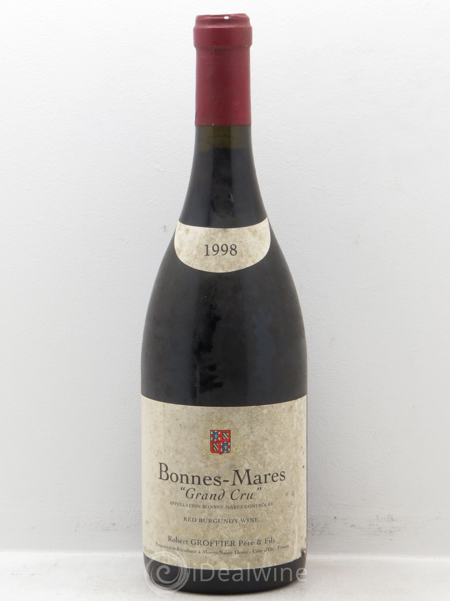 Bonnes-Mares Grand Cru Robert Groffier Père & Fils (Domaine) 1998 - Lot de 1 bouteille - 0
