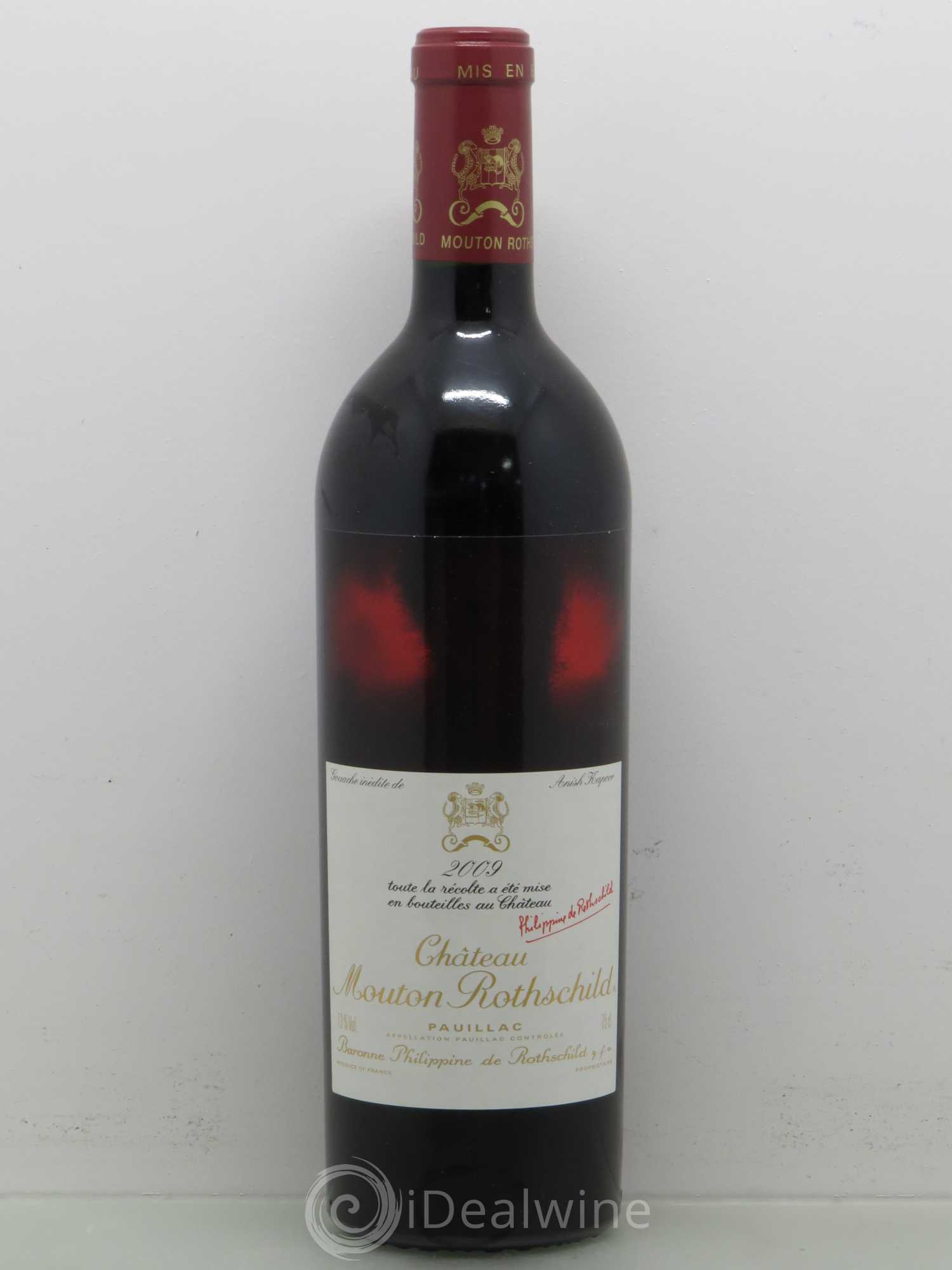 Château Mouton Rothschild 1er Grand Cru Classé 2009 - Lot de 1 bouteille - 0