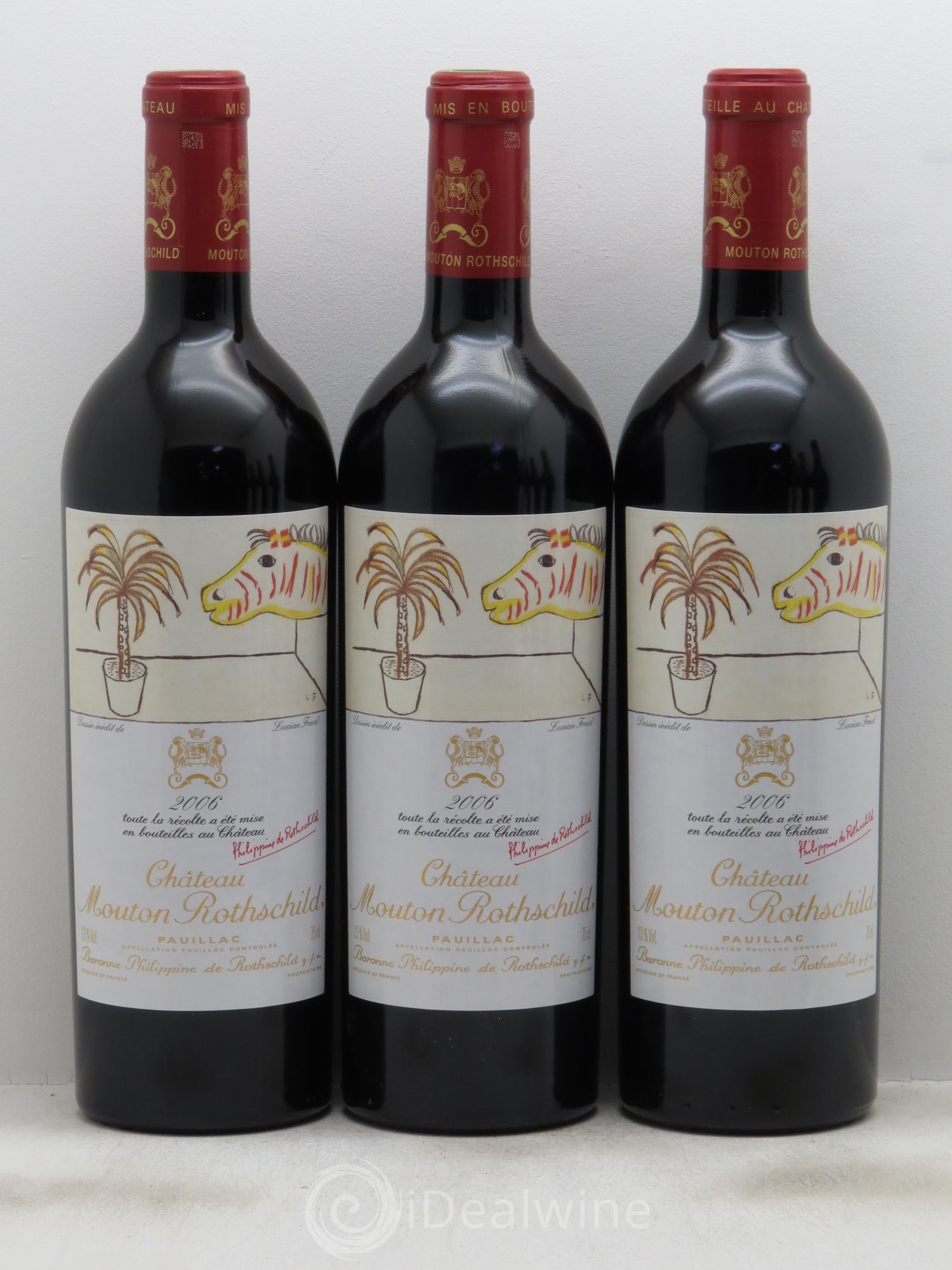 Château Mouton Rothschild 1er Grand Cru Classé 2006 - Lot de 6 bouteilles - 2