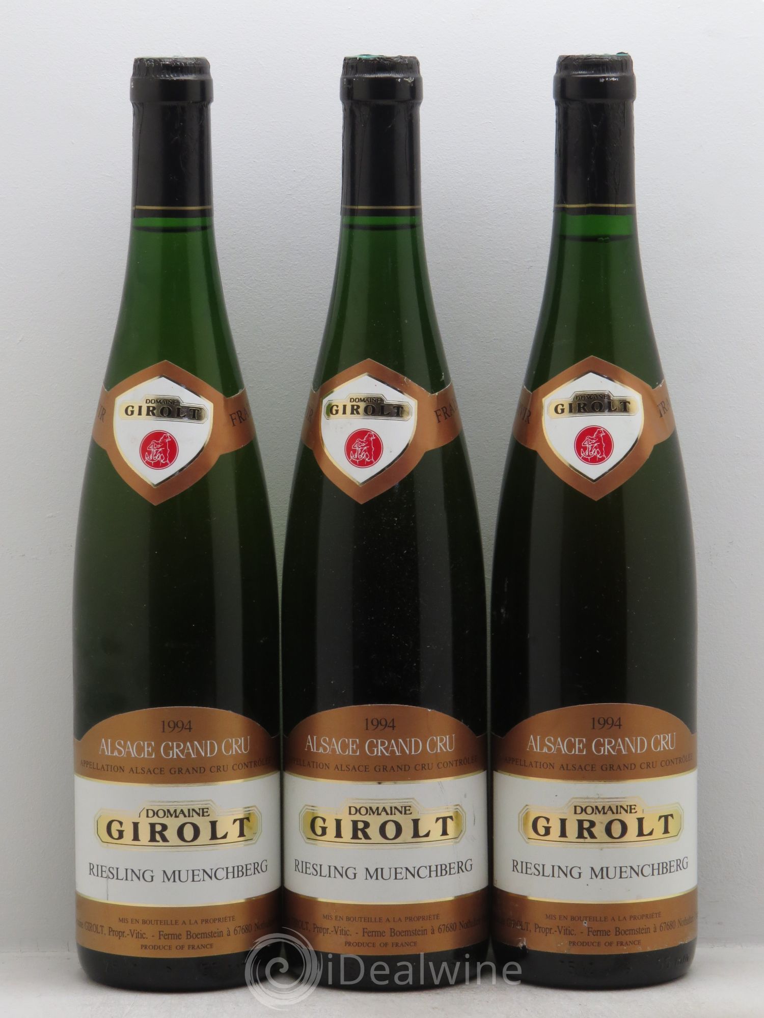 Riesling Grand Cru Domaine Girolt 1994 - Posten von 3 Flaschen - 0