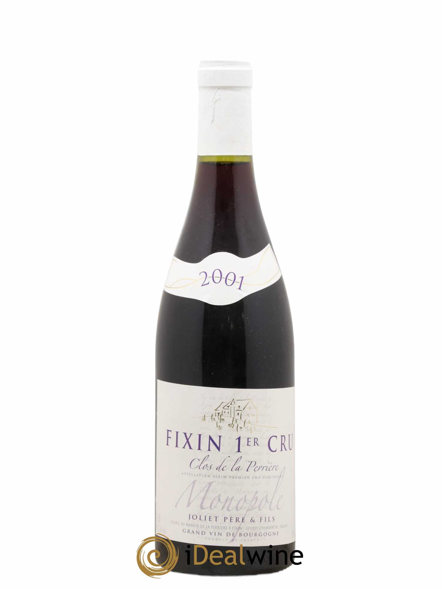 Fixin 1er Cru Clos de la Perrière Joliet Père & Fils (Domaine) 2001 - Lot de 1 bouteille - 0