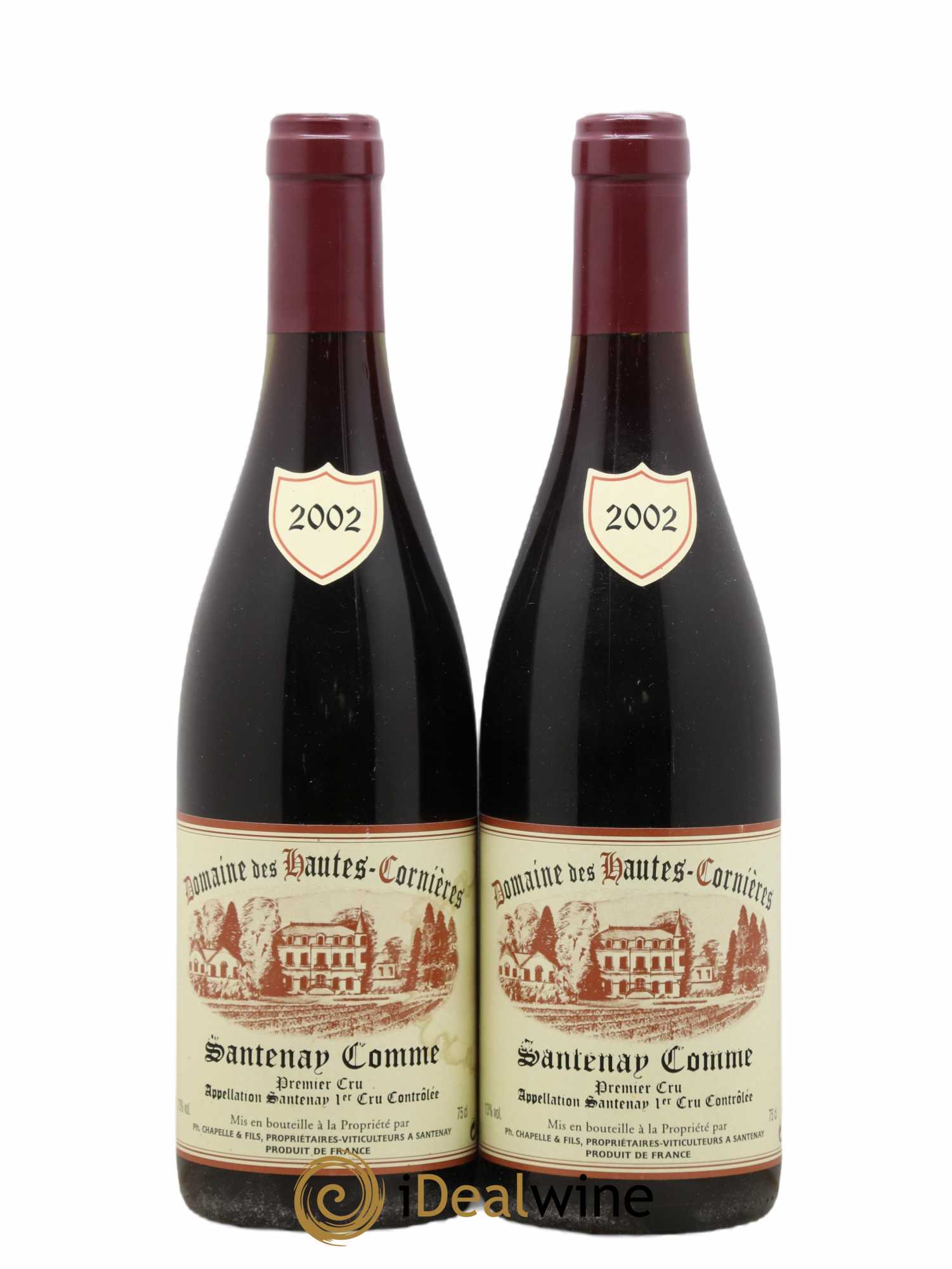 Santenay 1er Cru Comme Domaine des Hautes Cornières (sans prix de réserve) 2002 - Posten von 2 Flaschen - 0