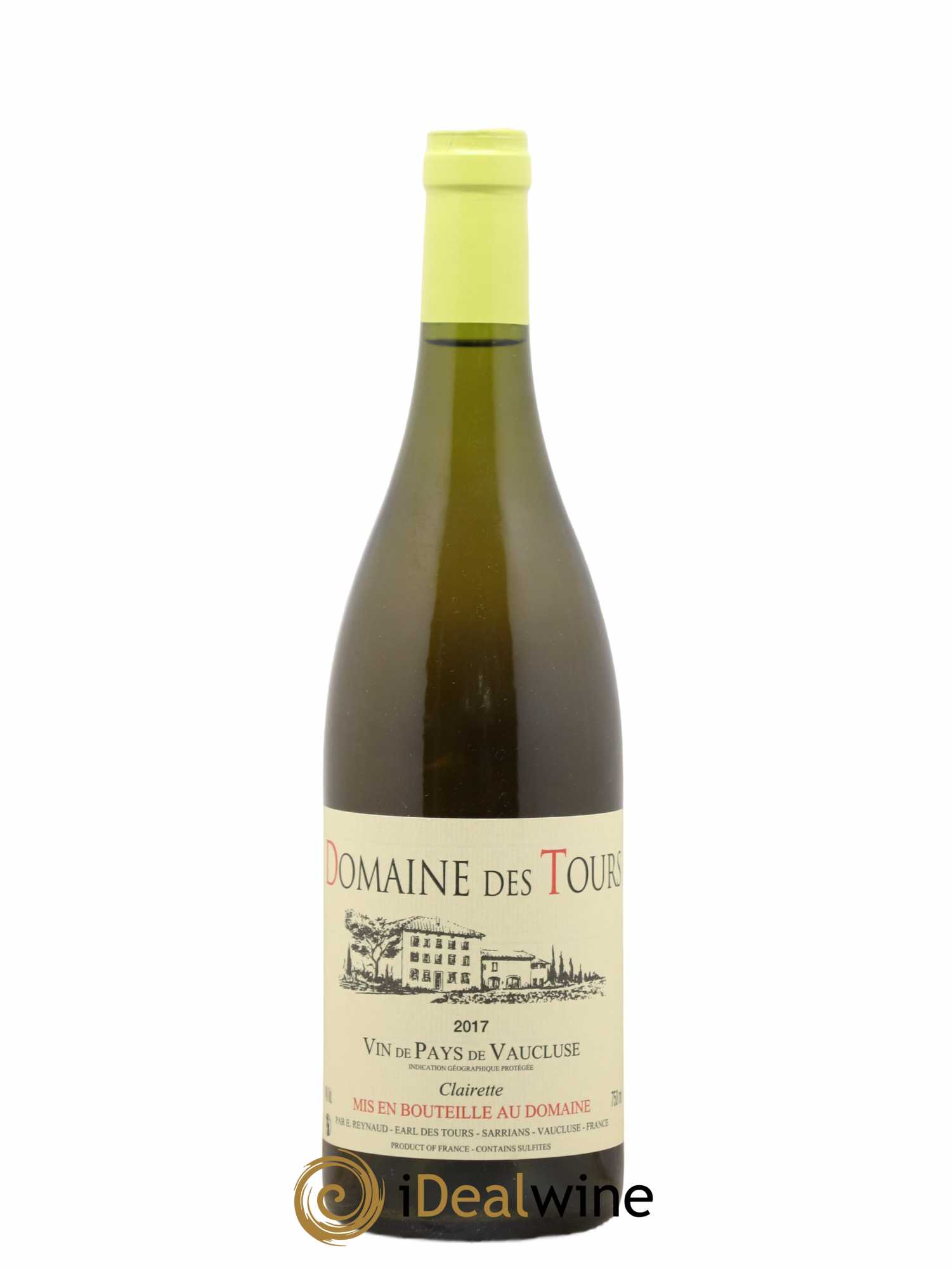 Vaucluse (Vin de Pays de Vaucluse) Domaine des Tours Emmanuel Reynaud Clairette (sans prix de réserve) 2017 - Lot de 1 bouteille - 0