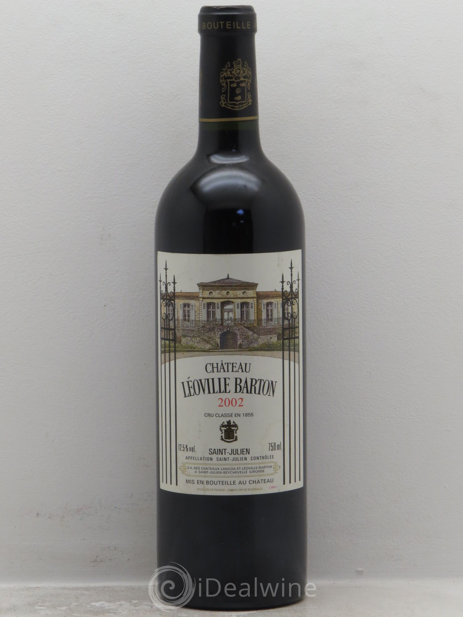 Château Léoville Barton 2ème Grand Cru Classé (sans prix de réserve) 2002 - Lot de 1 bouteille - 0