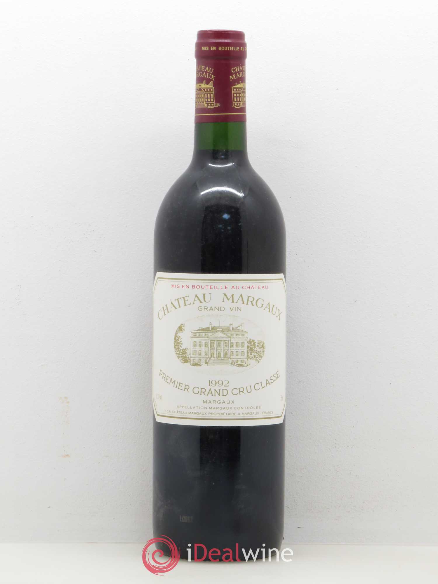 Château Margaux 1er Grand Cru Classé 1992 - Lot de 1 bouteille - 0