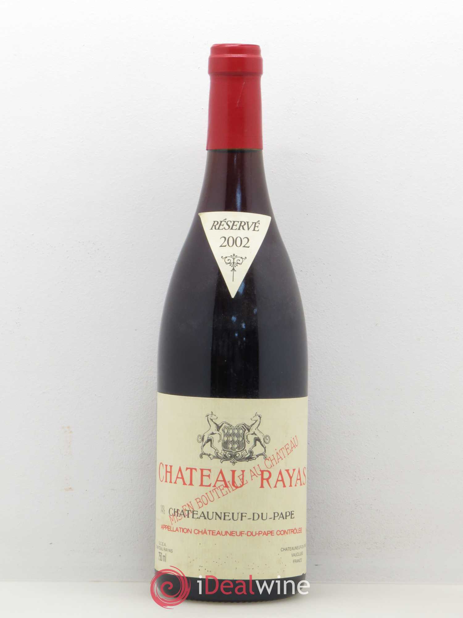 Châteauneuf-du-Pape Château Rayas Emmanuel Reynaud 2002 - Lot de 1 bouteille - 0