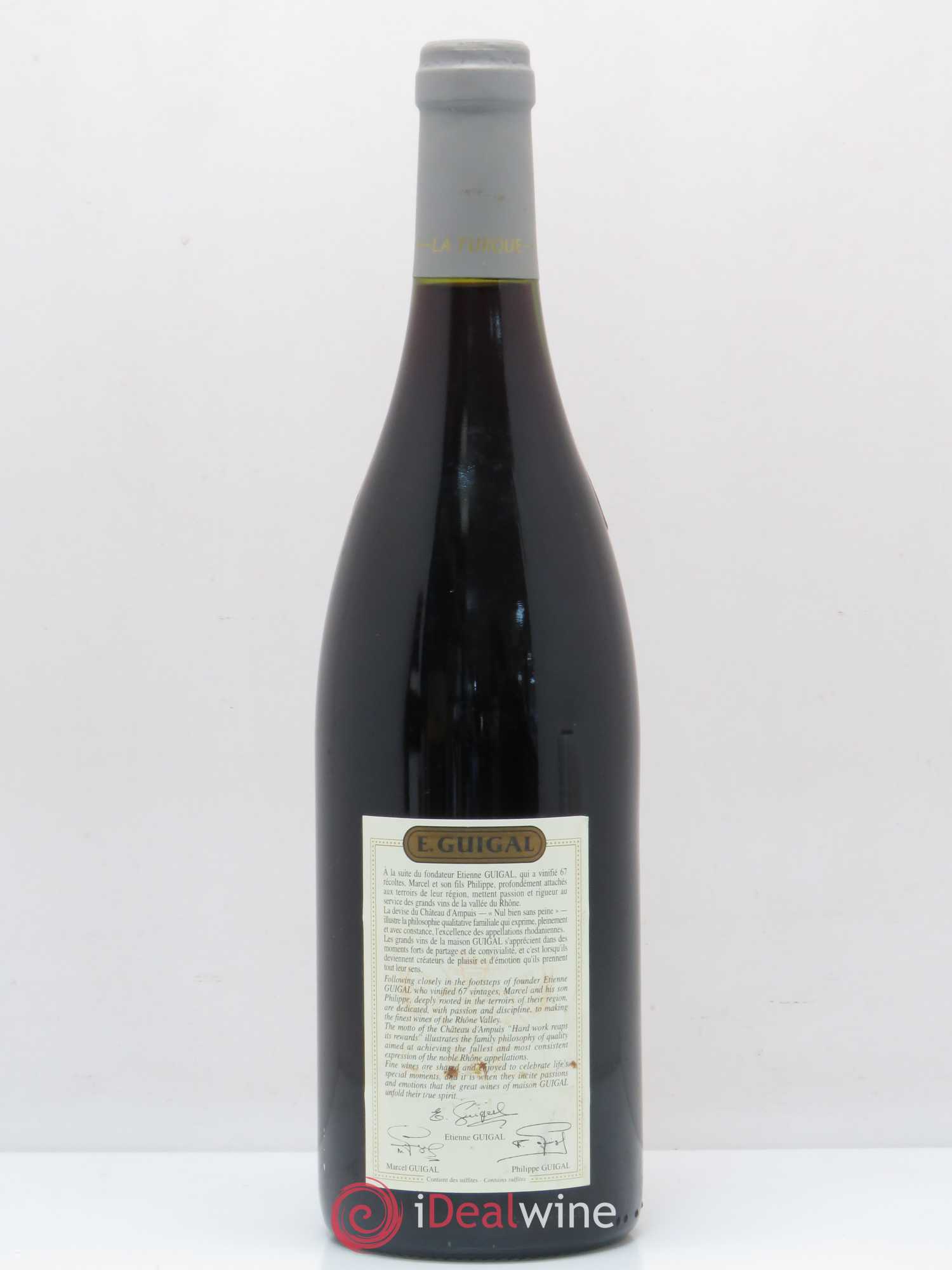 Côte-Rôtie La Turque Guigal 2002 - Lot de 1 bouteille - 1