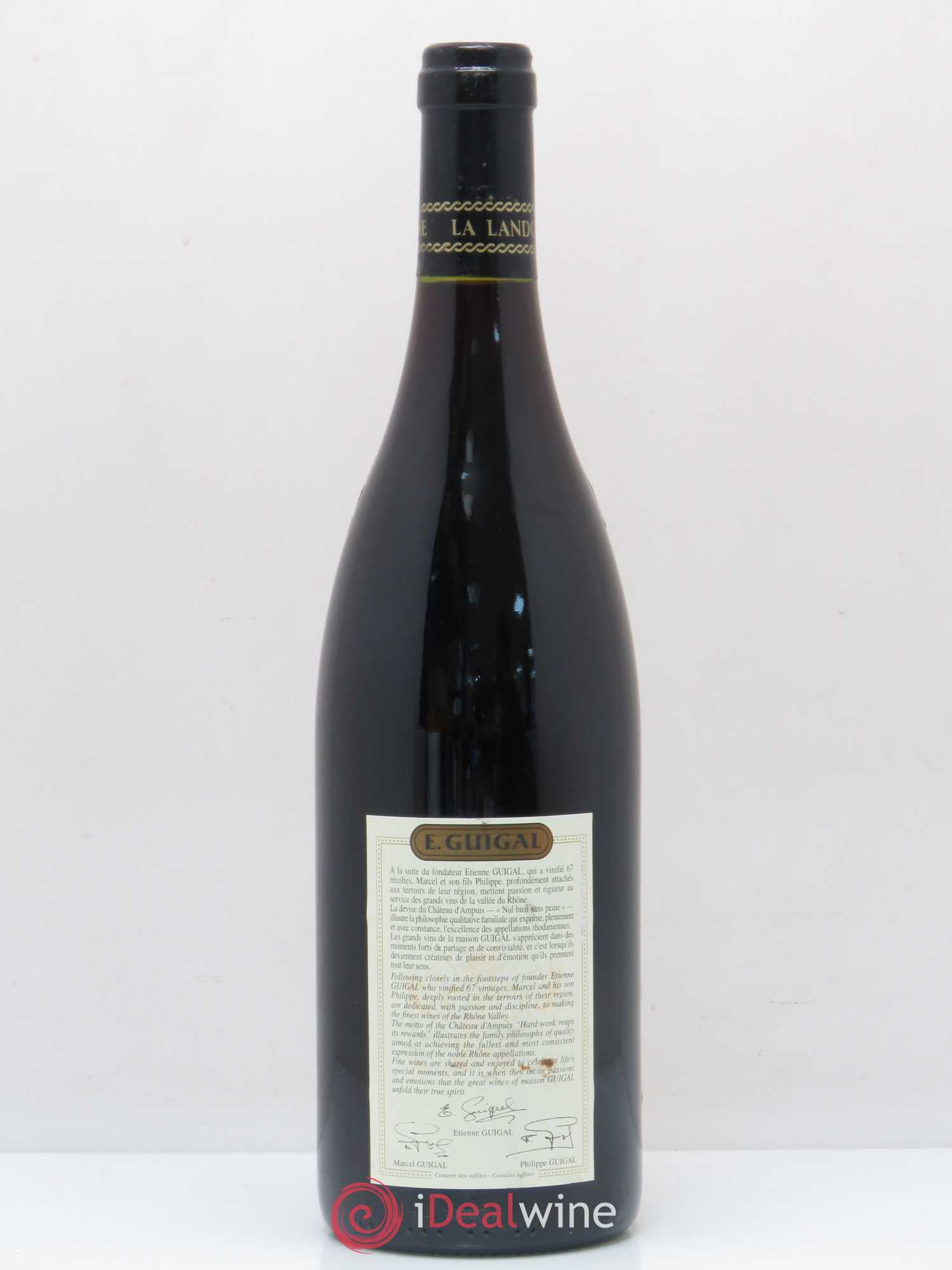 Côte-Rôtie La Landonne Guigal 2002 - Lot de 1 bouteille - 1