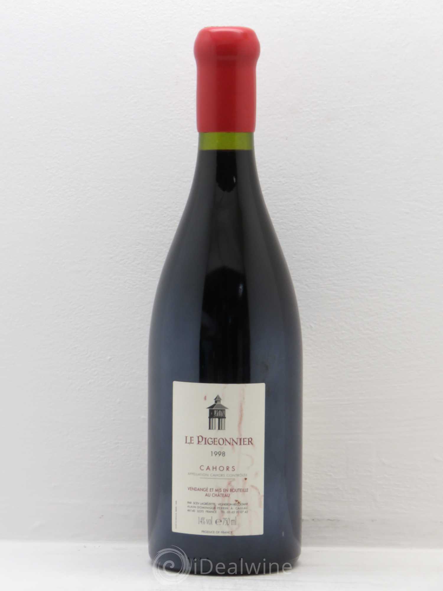 Cahors Château Lagrezette Le Pigeonnier Alain Dominique Perrin 1998 - Posten von 1 Flasche - 1
