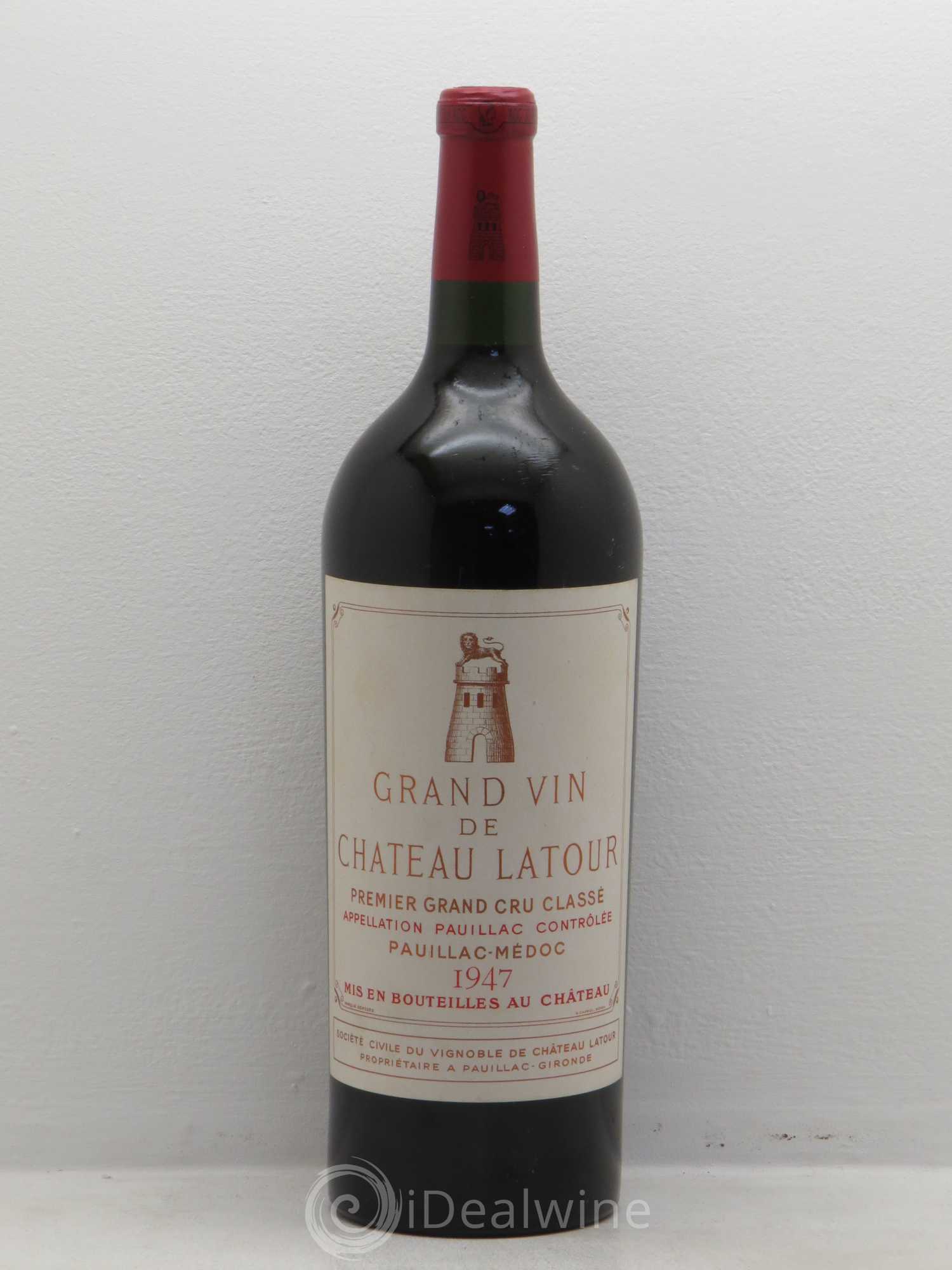 Château Latour 1er Grand Cru Classé 1947 - Lot de 1 magnum - 0