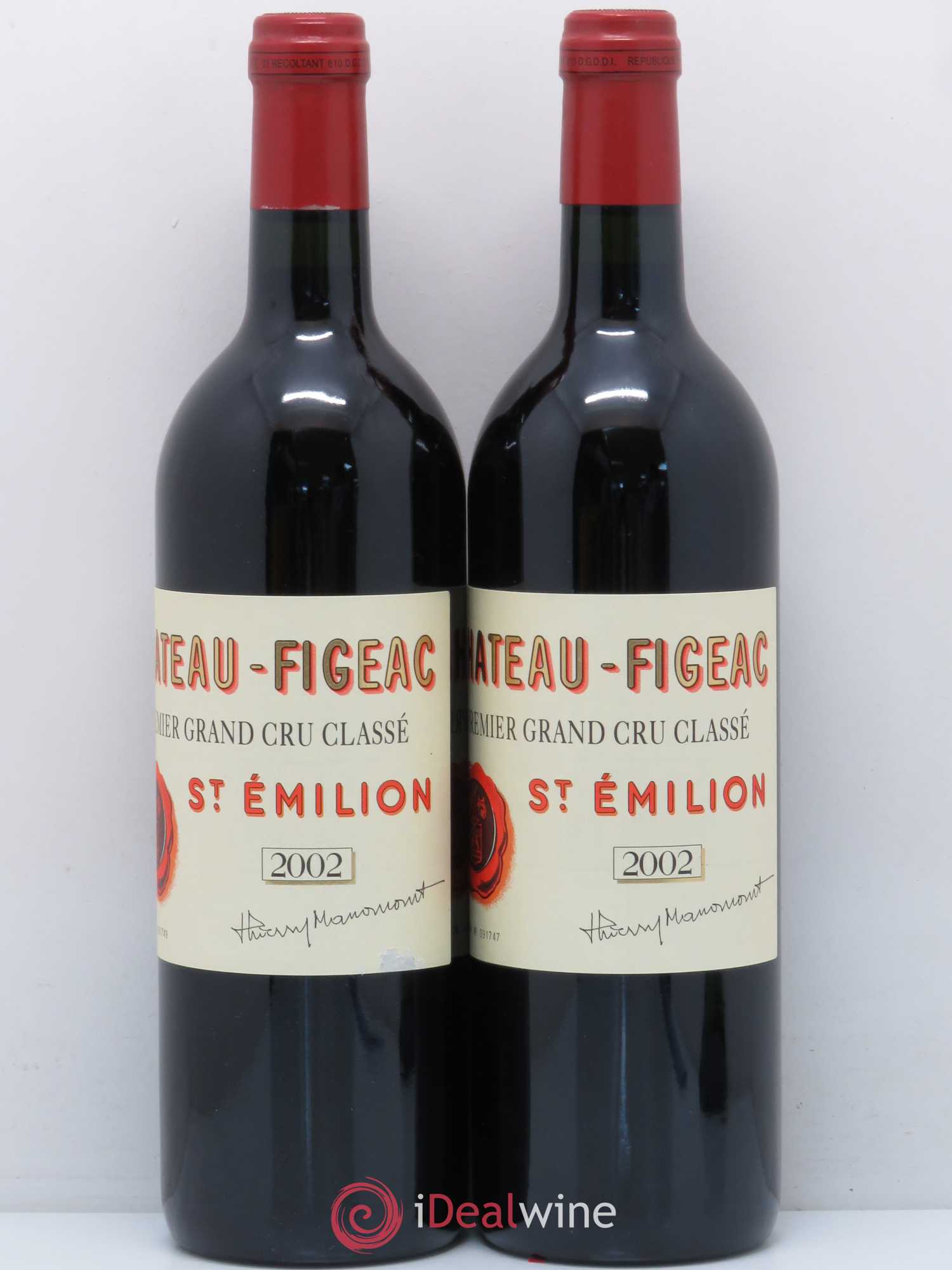 Château Figeac 1er Grand Cru Classé A 2002 - Lot de 5 bouteilles - 2