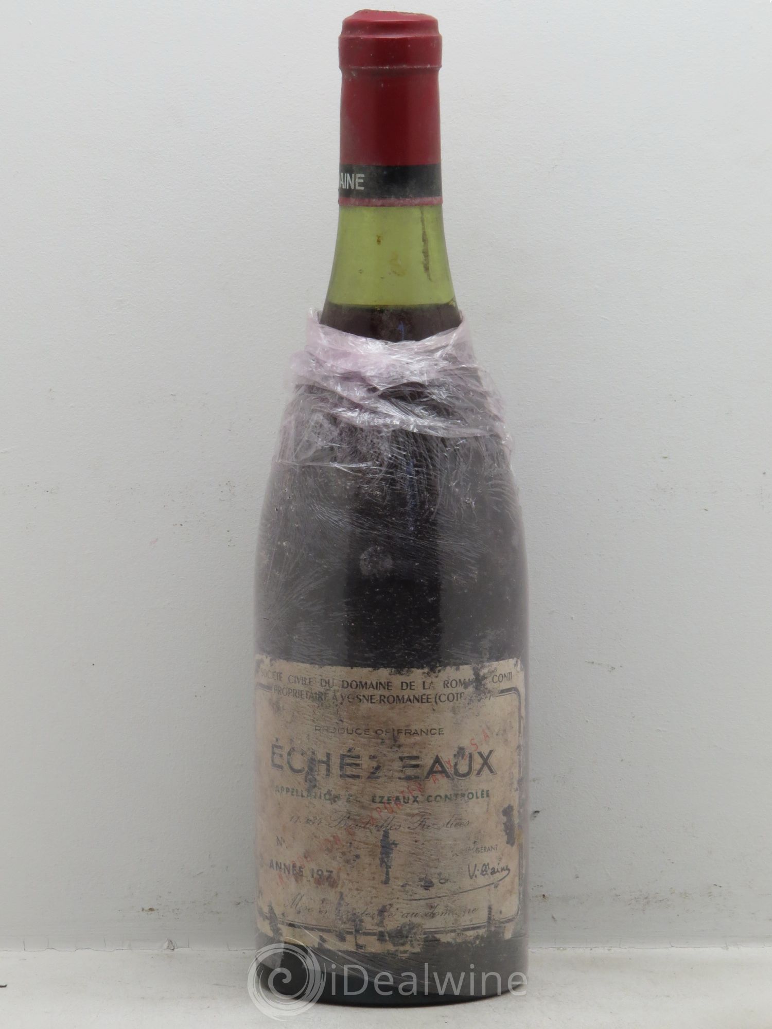 Echezeaux Grand Cru Domaine de la Romanée-Conti 1971 - Lot de 1 bouteille - 0