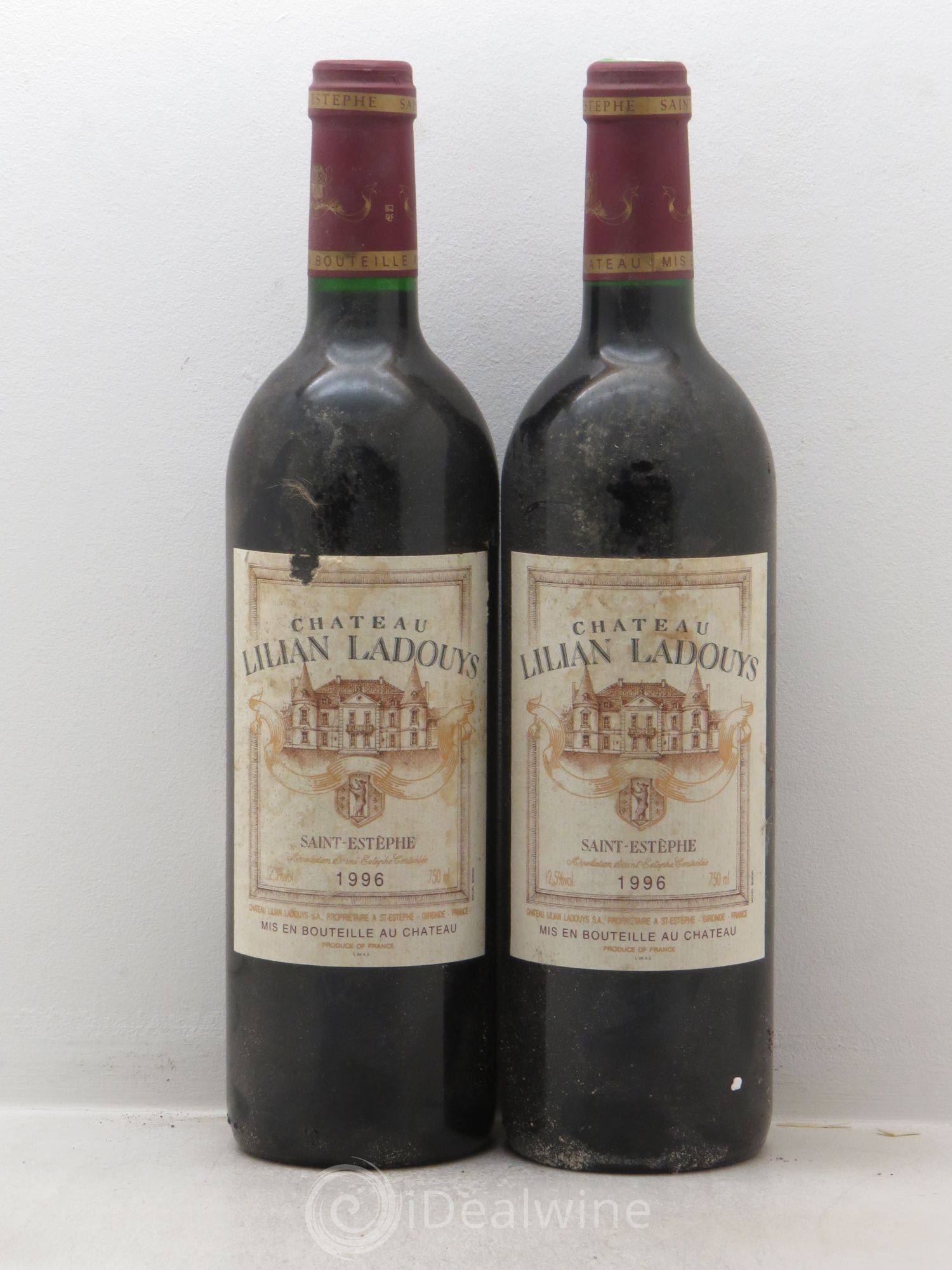 Château Lilian Ladouys Cru Bourgeois null 1996 - Lot of 2 bottles - 0