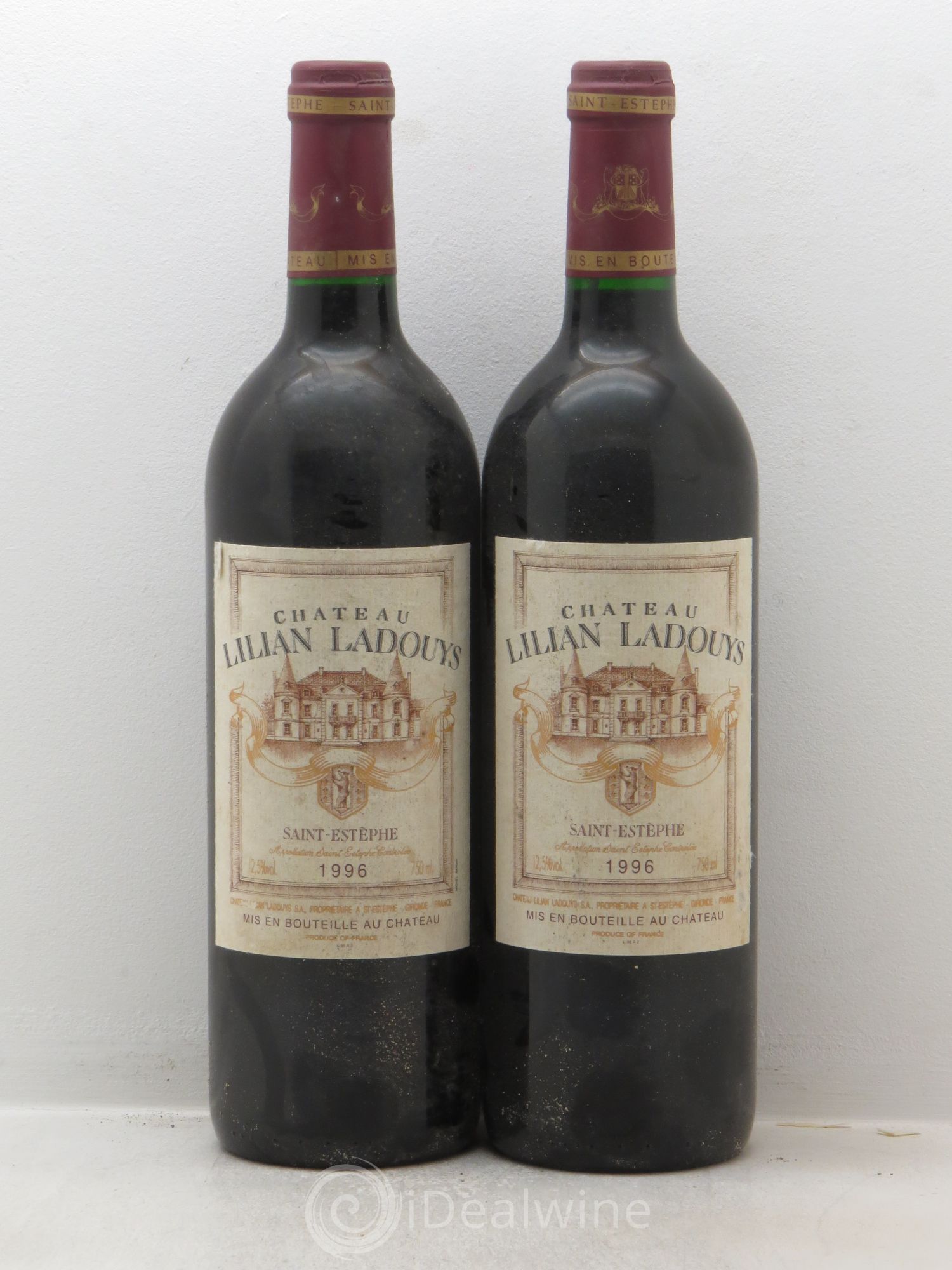 Château Lilian Ladouys Cru Bourgeois null 1996 - Lot of 2 bottles - 0