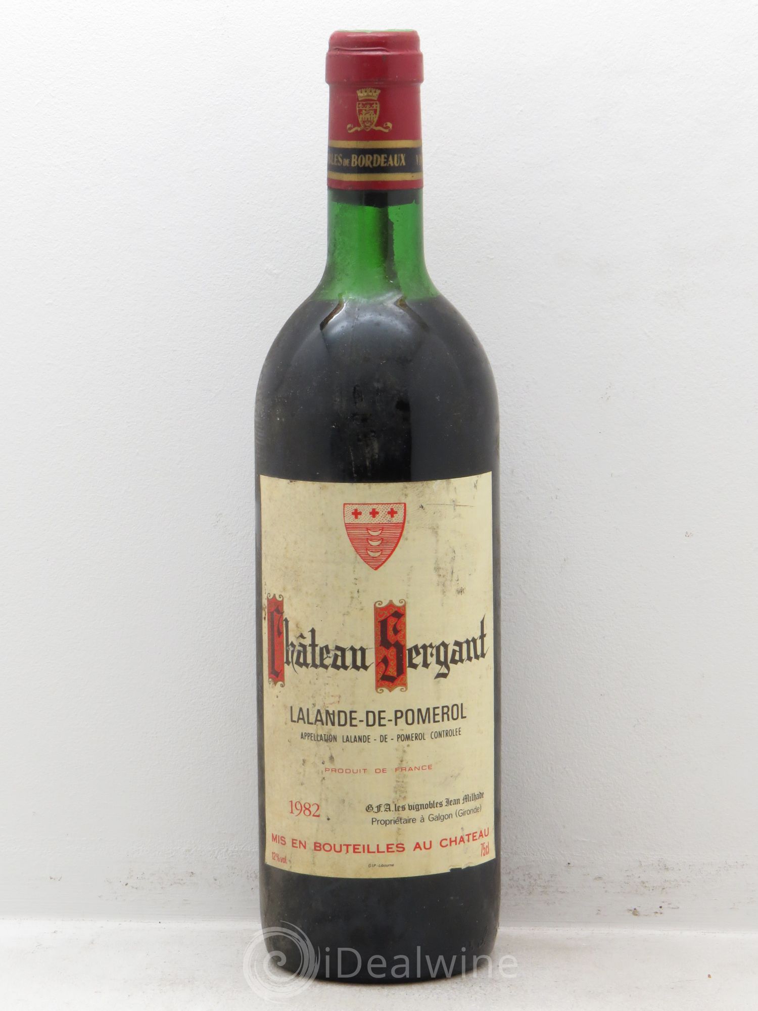 Bordeaux Lalande de Pommerol Château Sargant (sans prix de réserve - no reserve) 1982 - Posten von 1 Flasche - 0
