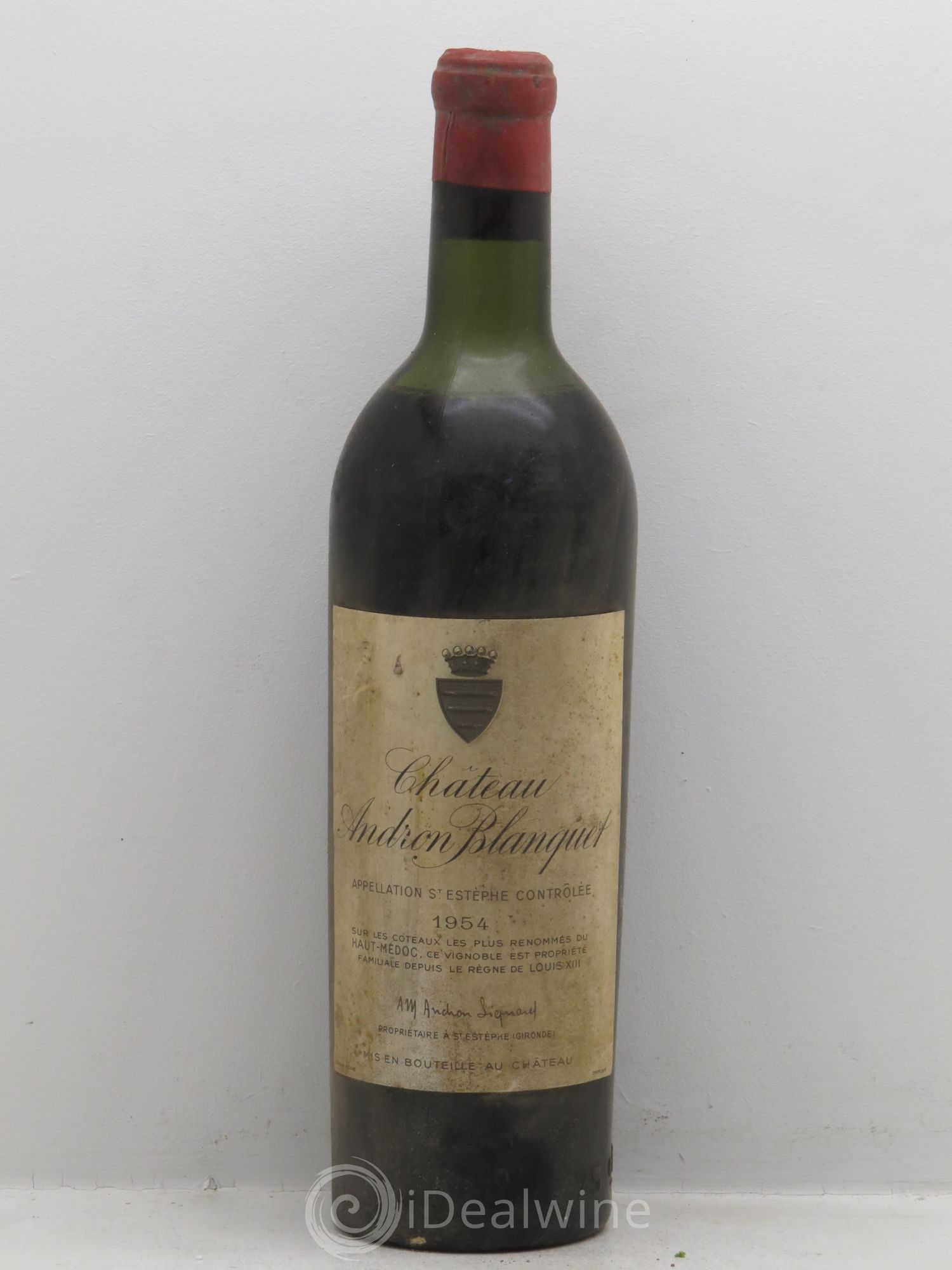 Château Andron Blanquet Cru Bourgeois 1954 - Lot de 1 bouteille - 0