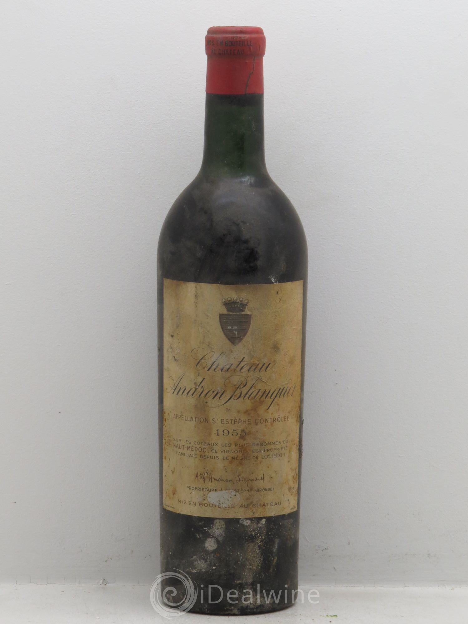 Château Andron Blanquet Cru Bourgeois 1955 - Lot de 1 bouteille - 0