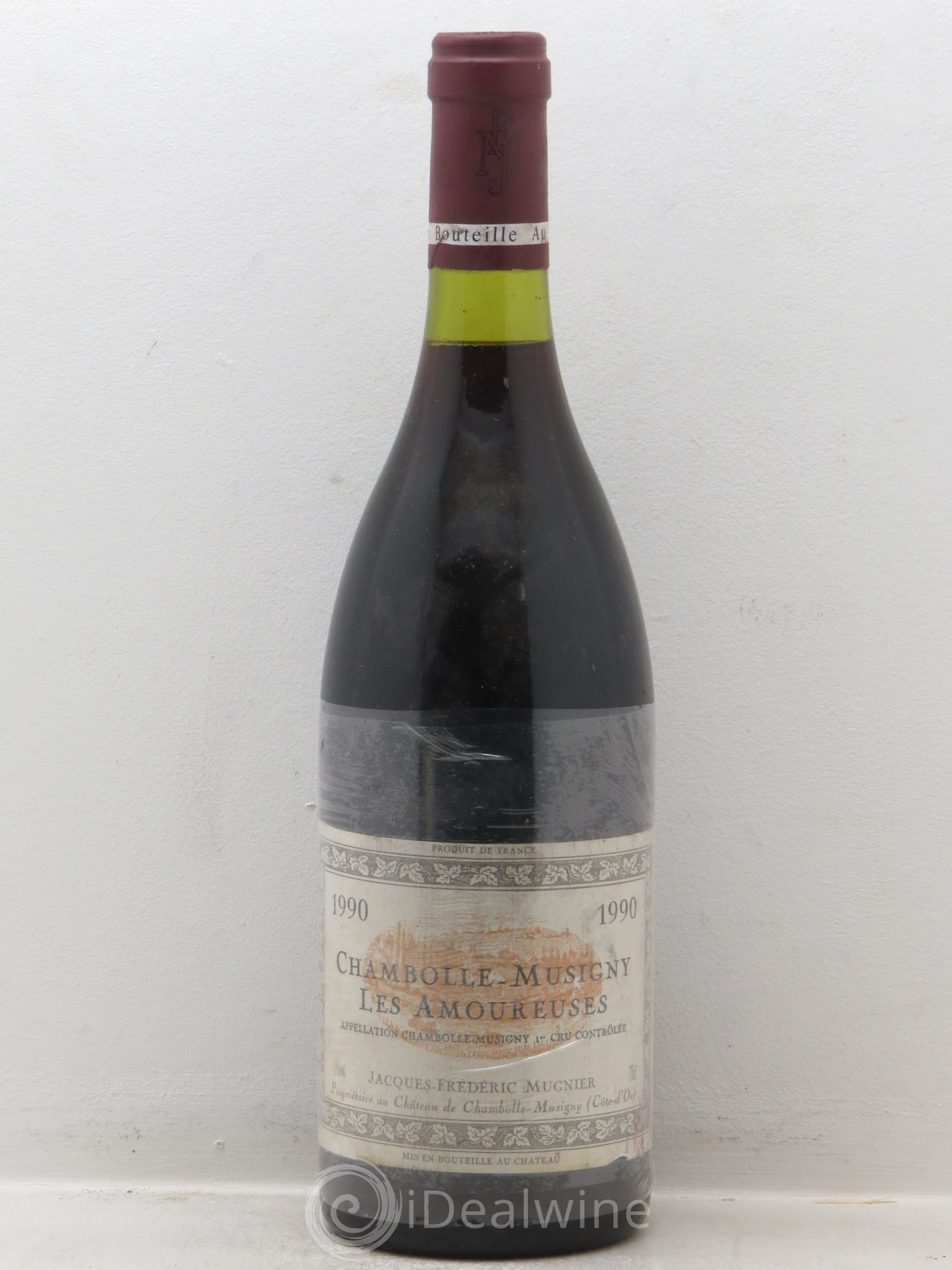 Chambolle-Musigny 1er Cru Les Amoureuses Jacques-Frédéric Mugnier 1990 - Lot de 1 bouteille - 0