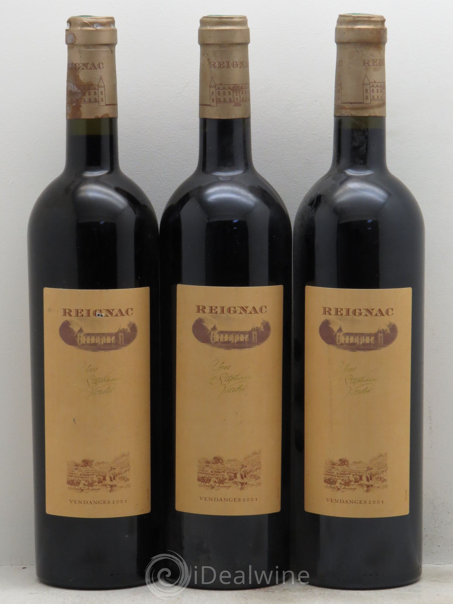 Grand vin de Reignac 2001 - Lot de 3 bouteilles - 0