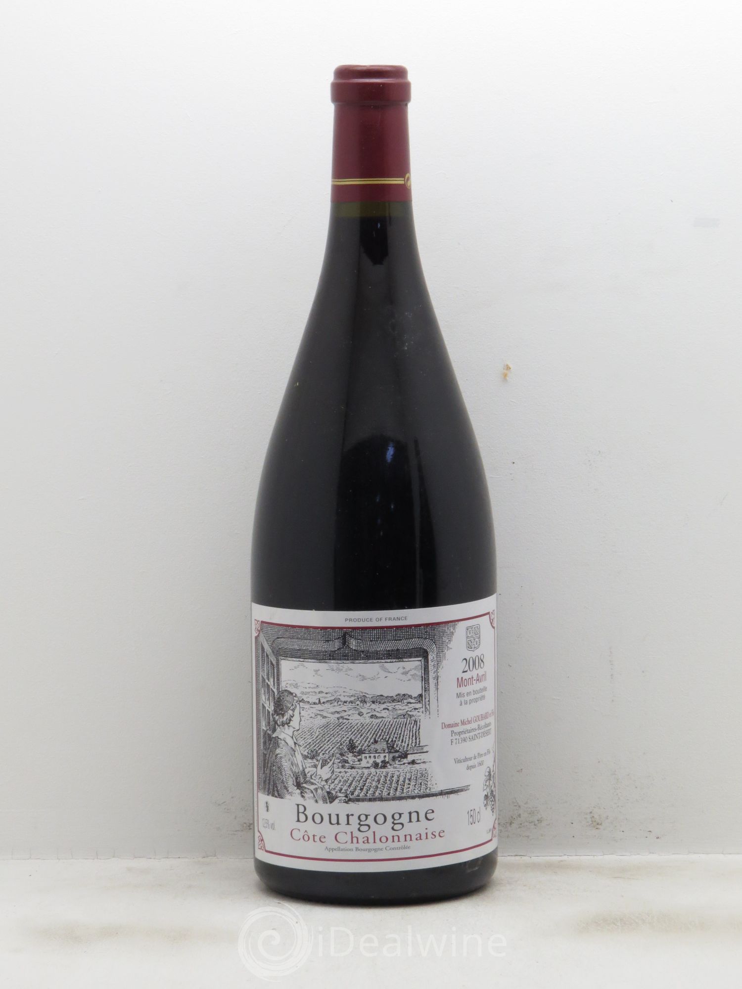 Bourgogne Côtes Chalonnaise Domaine Michel Goubard Mont Avril (sans prix de réserve) 2008 - Posten von 1 Magnum - 0