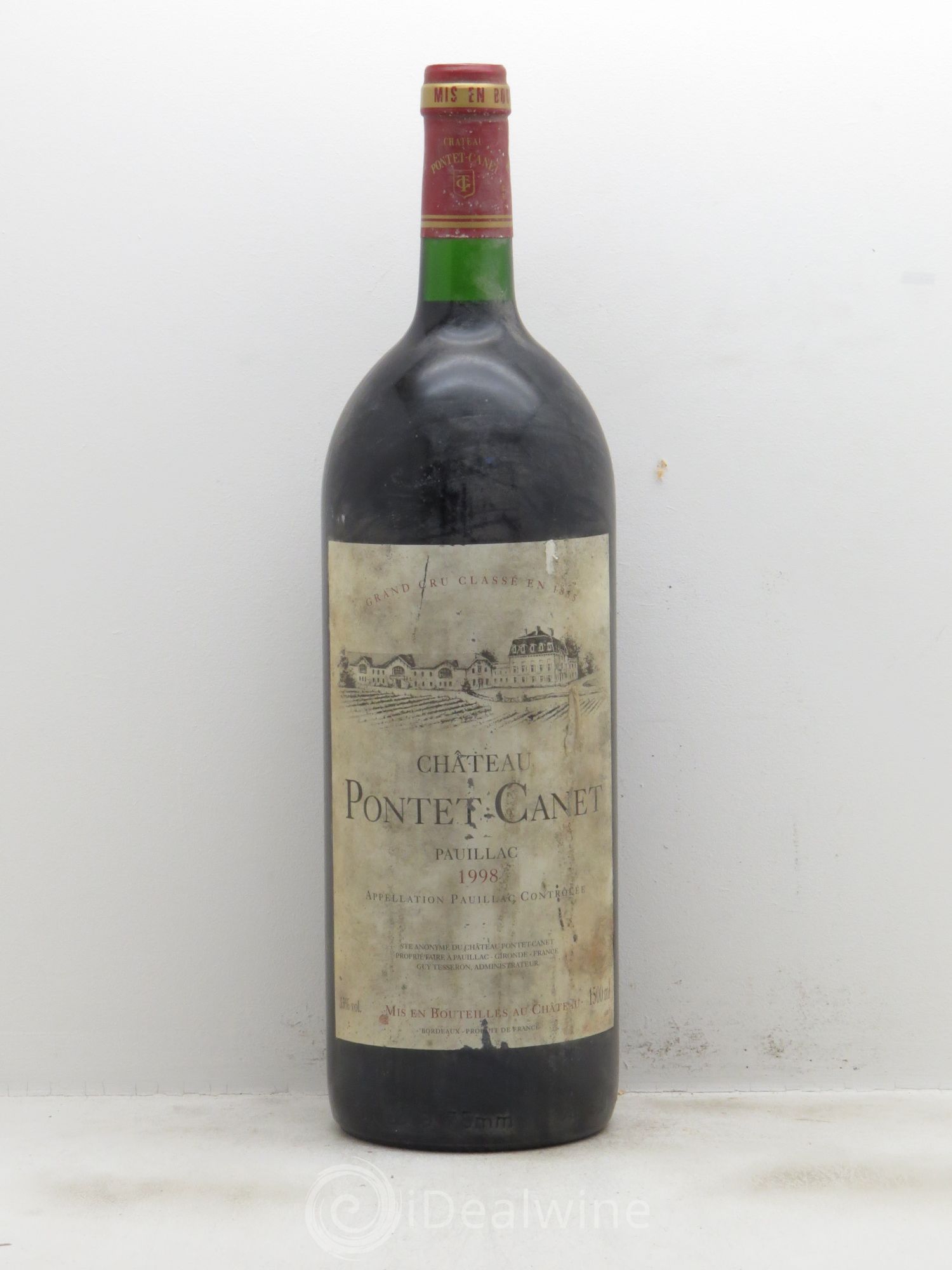 Château Pontet Canet 5ème Grand Cru Classé 1998 - Lot de 1 magnum - 0