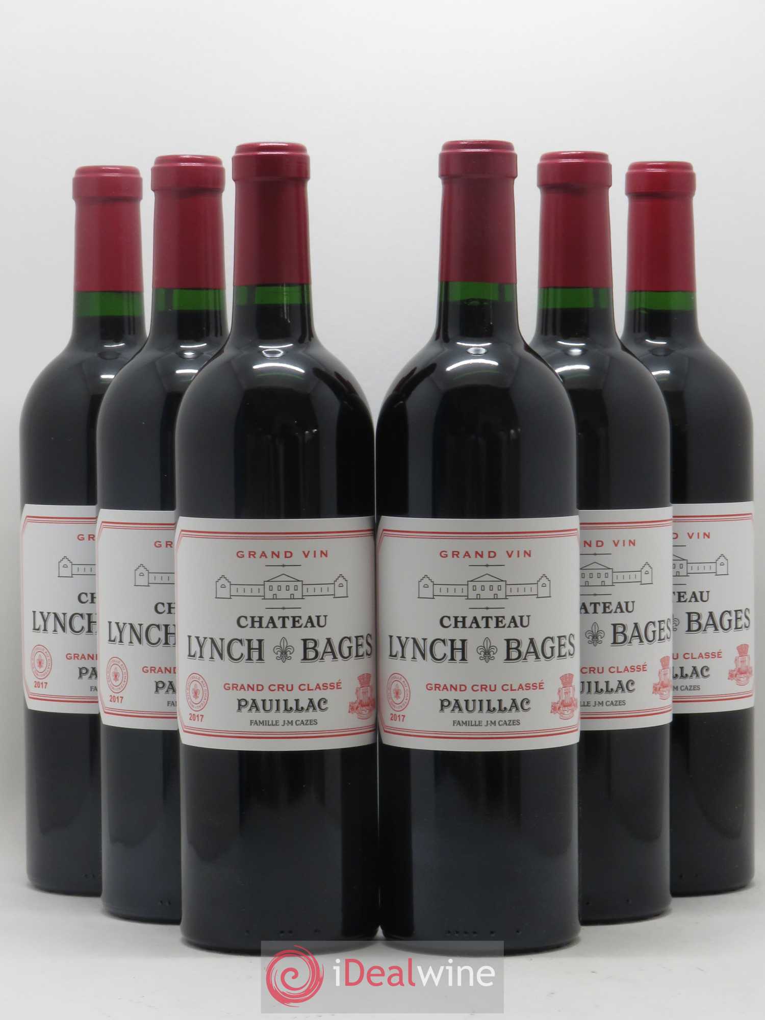 Château Lynch Bages 5ème Grand Cru Classé 2017 - Lot de 6 bouteilles - 0
