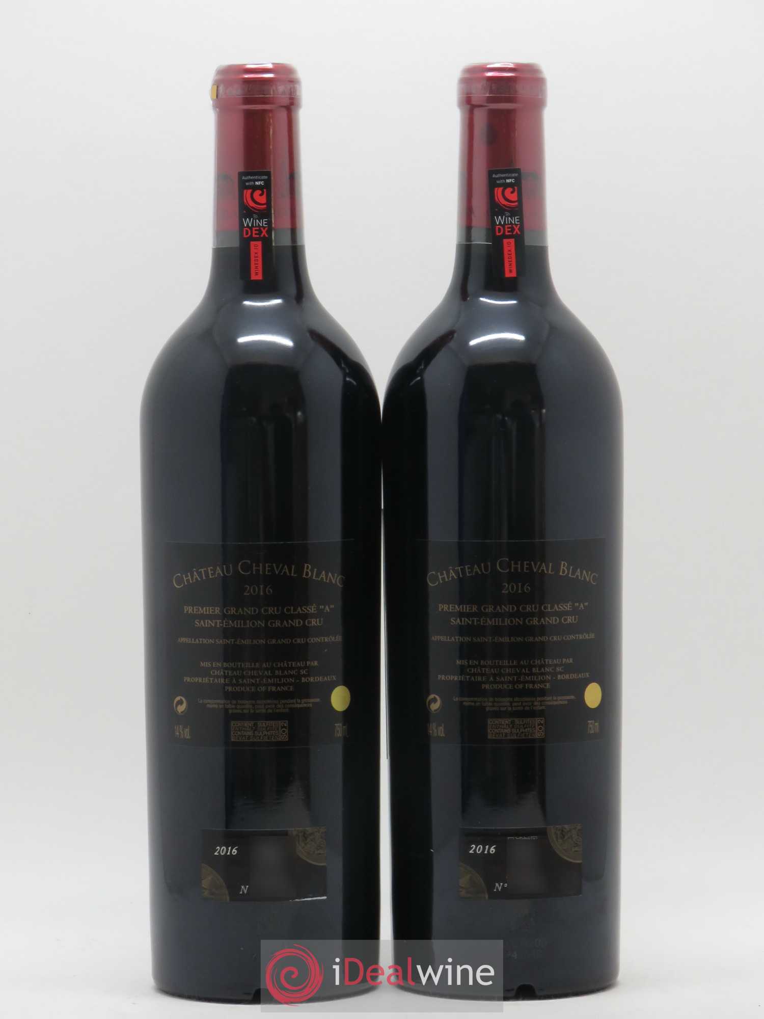 Château Cheval Blanc 1er Grand Cru Classé A 2016 - Lot de 2 bouteilles - 1
